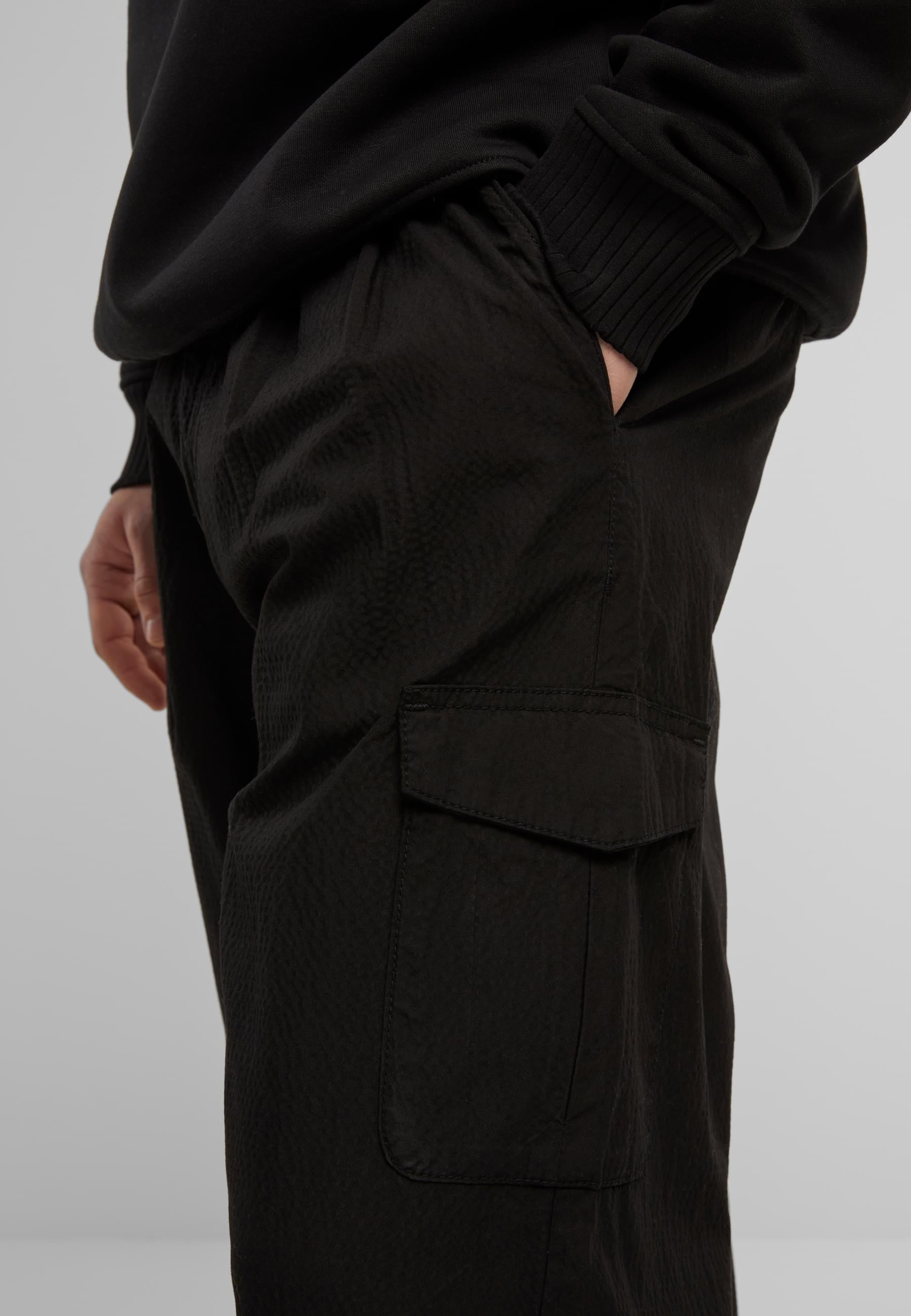 URBAN CLASSICS Cargohose »Urban Classics Wide Pleated Cargo Pants«, (1 tlg.)