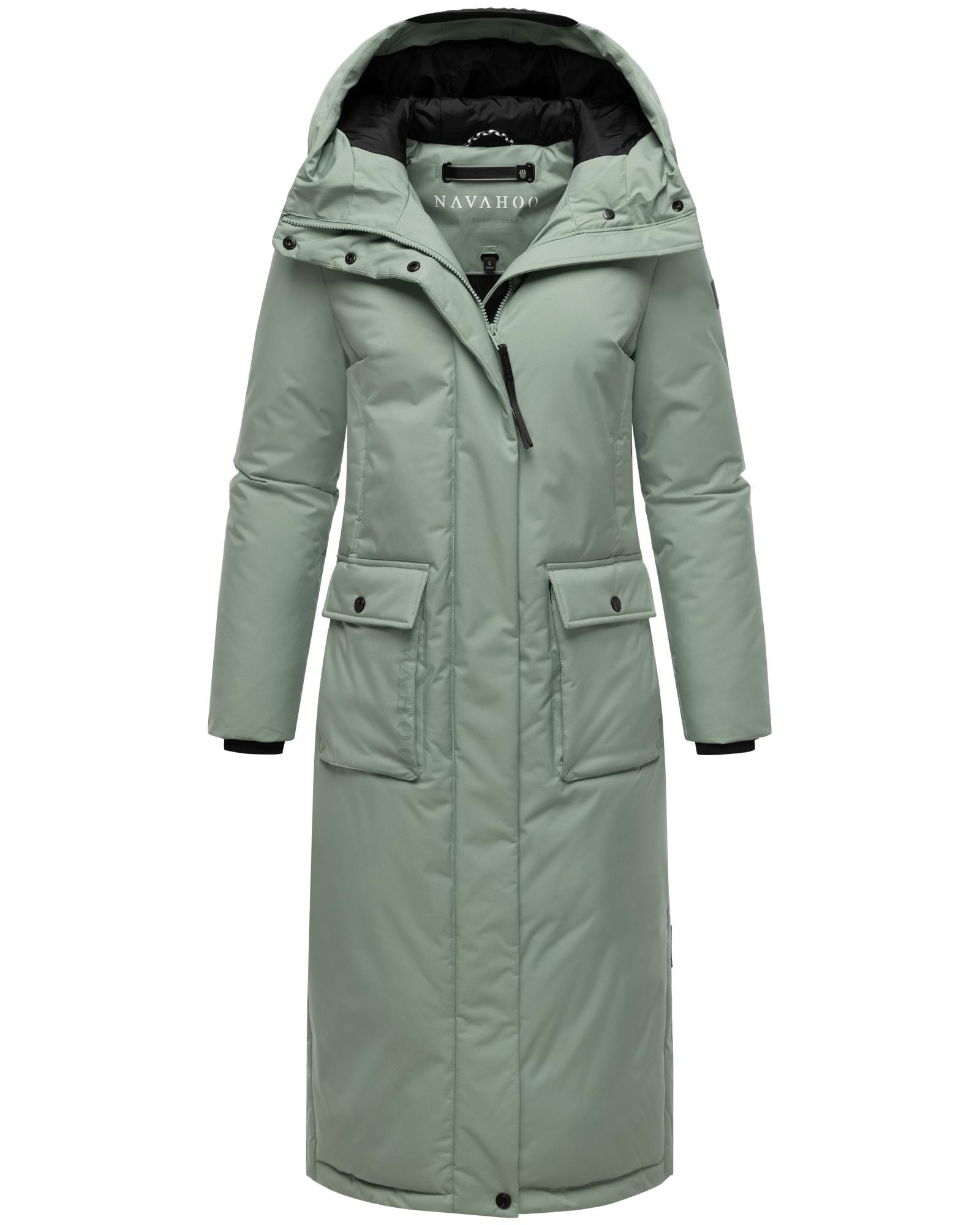 Navahoo Wintermantel "Wolkenfrost XIV" Extralanger Damen Mantel mit Kapuze günstig online kaufen