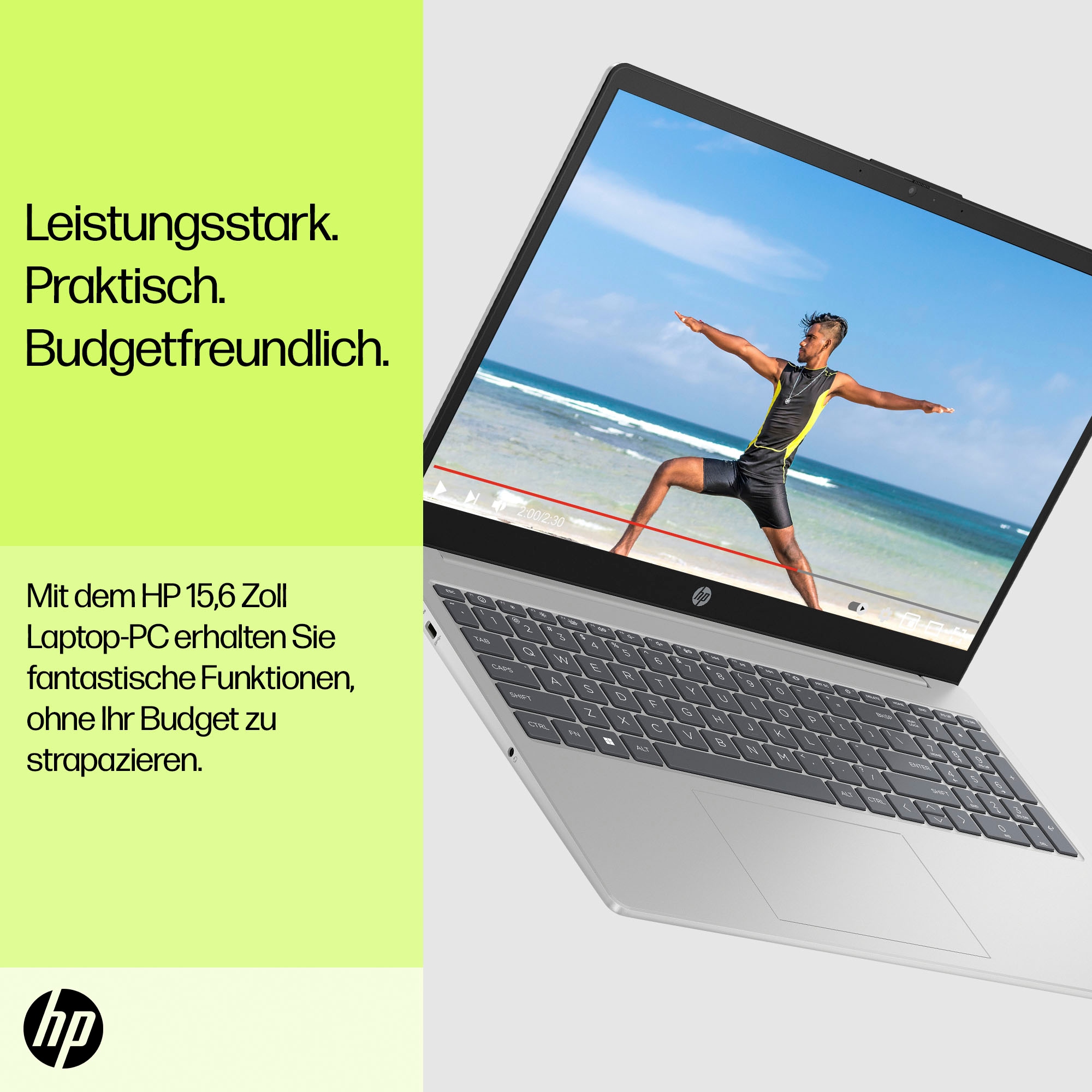 HP Notebook »15-fd1053ng«, 39,6 cm, / 15,6 Zoll, Intel, Core 3, Intel Graphics, 512 GB SSD