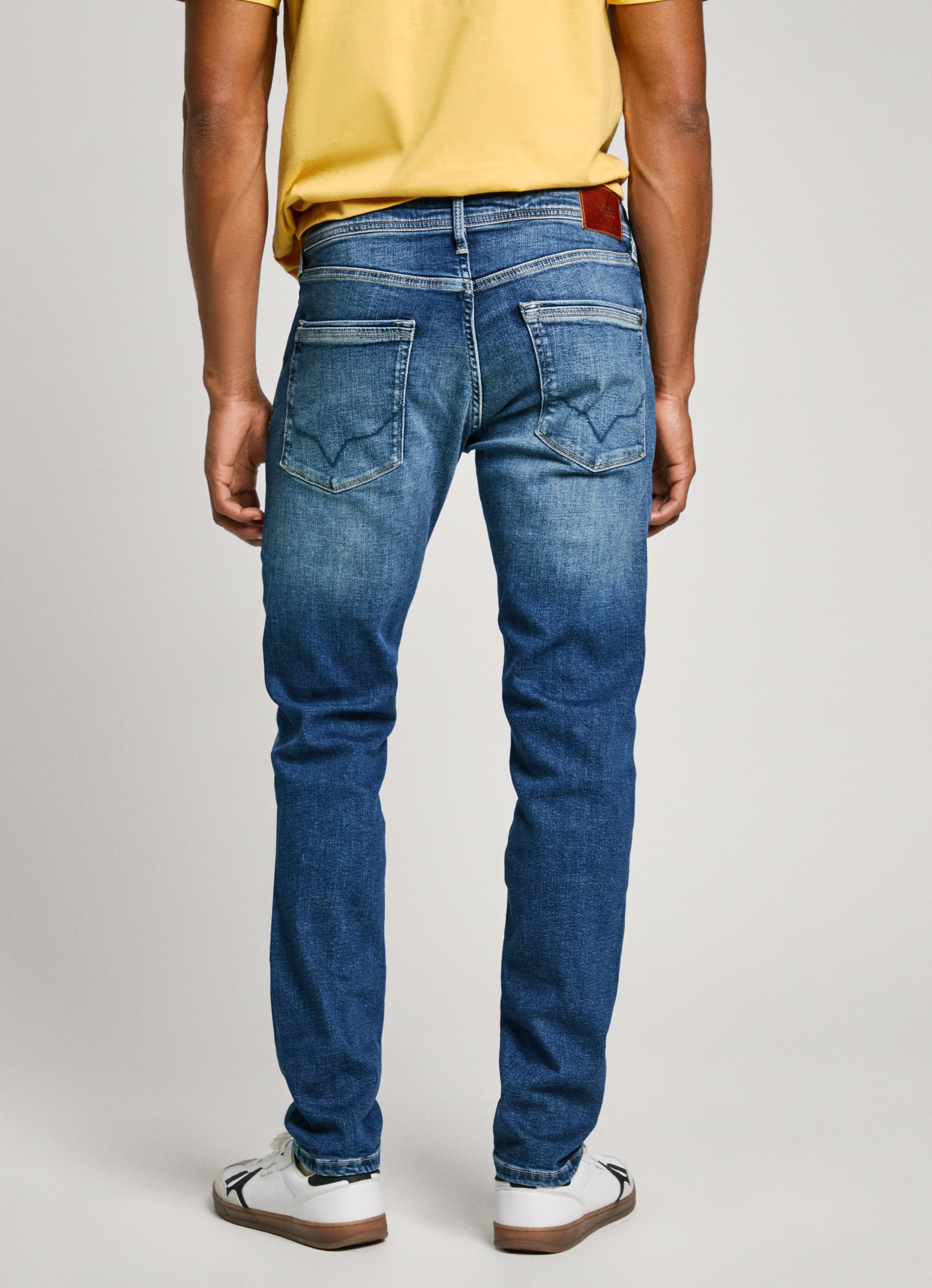 Pepe Jeans Herren Jeans STANLEY - Tapered Fit - Blau - Blue Denim günstig online kaufen