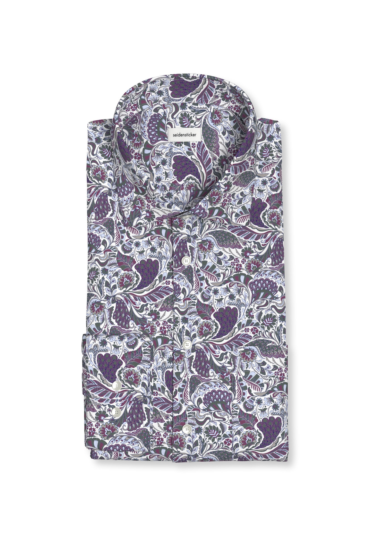 seidensticker Businesshemd »Regular« Regular 1/1 Kentkragen Druck