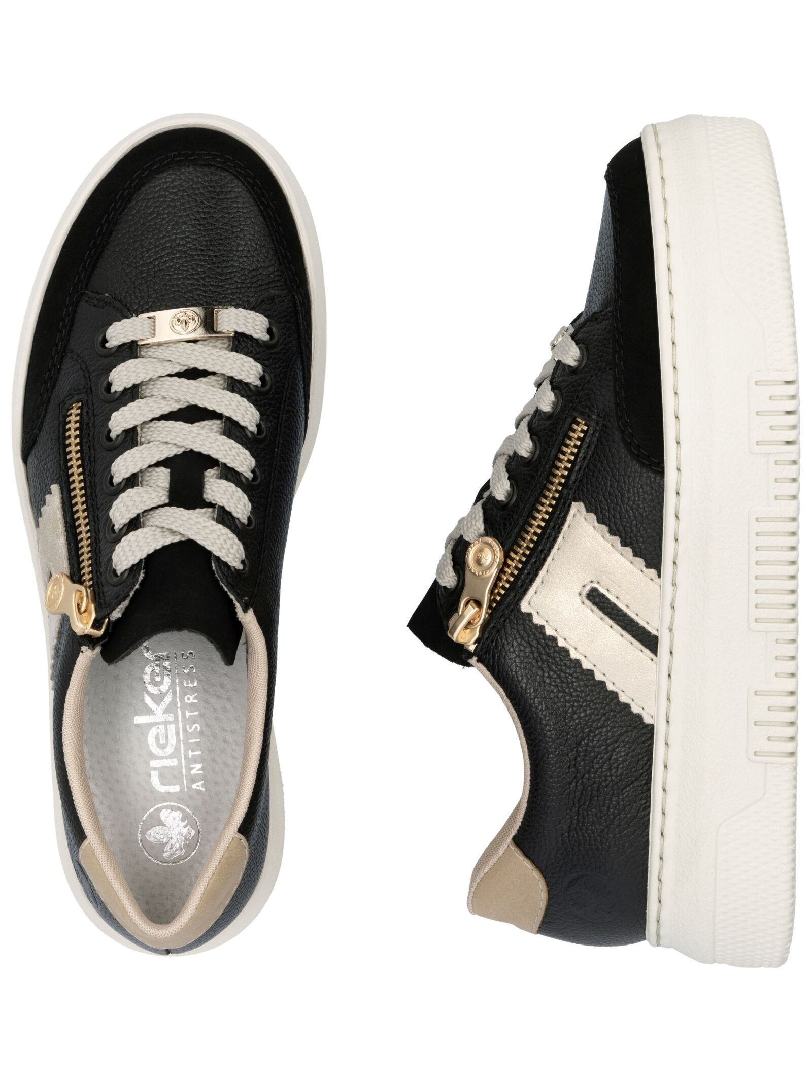 Rieker Plateausneaker »Rieker Sneaker Glattleder«