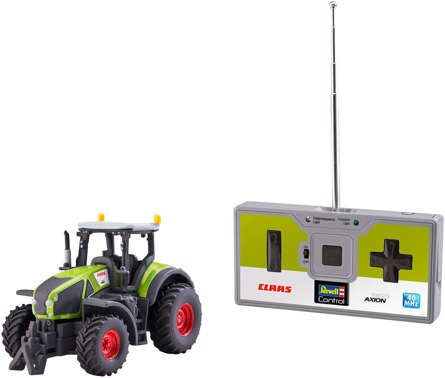 Revell® Spielzeug-Adventskalender »Bauernhofabenteuer, mit RC Traktor Claas Axion 960 zum Selberbauen«, ab 6 Jahren, inklusive Bauernhoftieren und -zubehör
