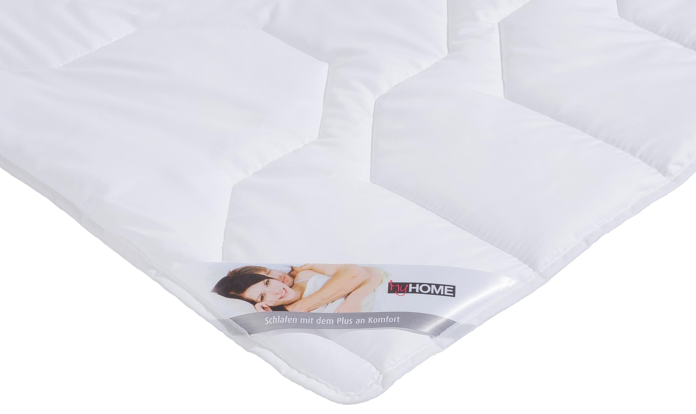 my home Microfaserbettdecke »Rike, Bettdecke 135x200 cm, 155x220 cm«, leicht, Füllung Polyester, Bezug Polyester, (1 St.), Bettdecken, Sommer, Winter, 4 Jahreszeiten, Decke kochfest bis 95°C