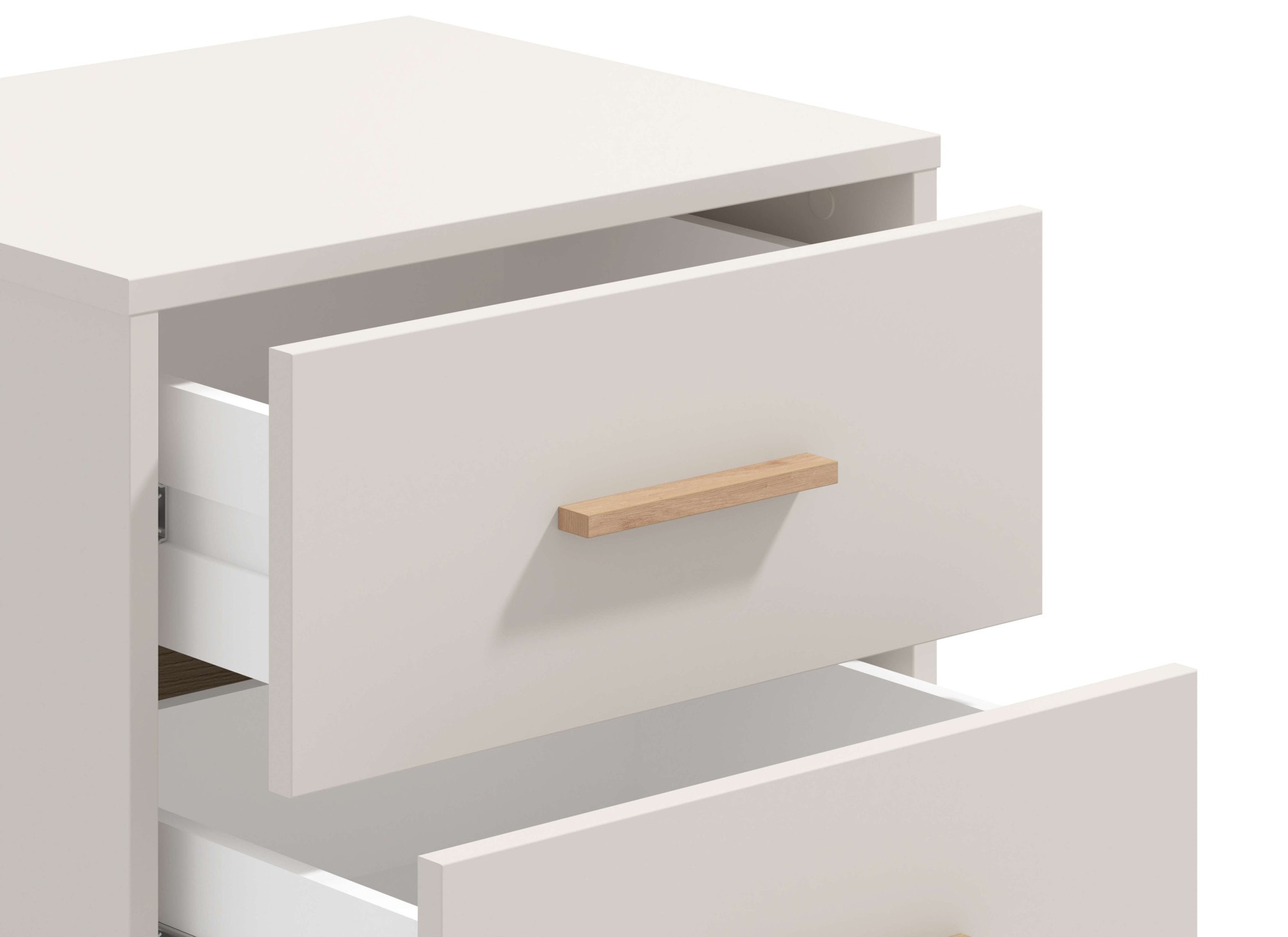 Home affaire Nachtkommode »Belfort Nachtschrank Nachttisch Made in Europe«, mit 2 oder 3 Schubladen, FSC®-zertifizierter, Trendfarbe cashmere