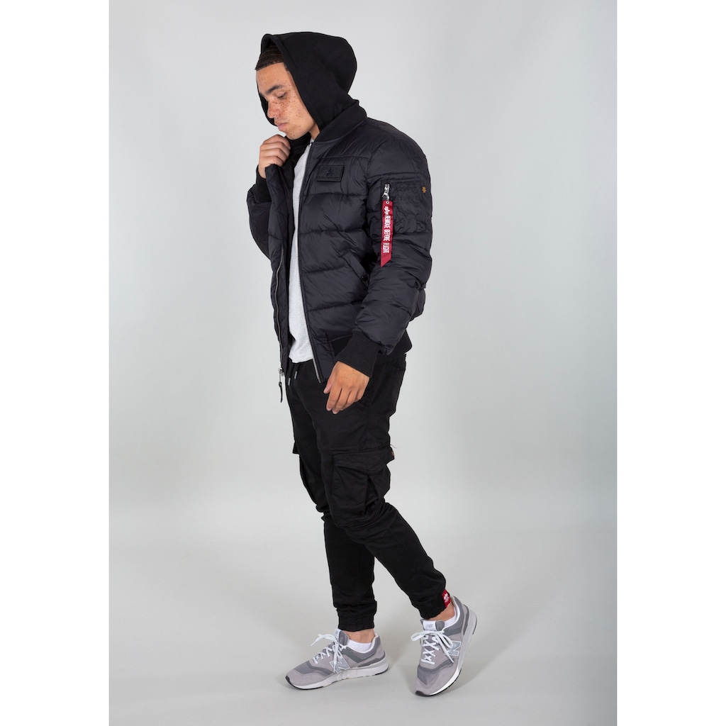 Alpha Industries Steppjacke »MA-1 ZH Back Print«, mit Kapuze