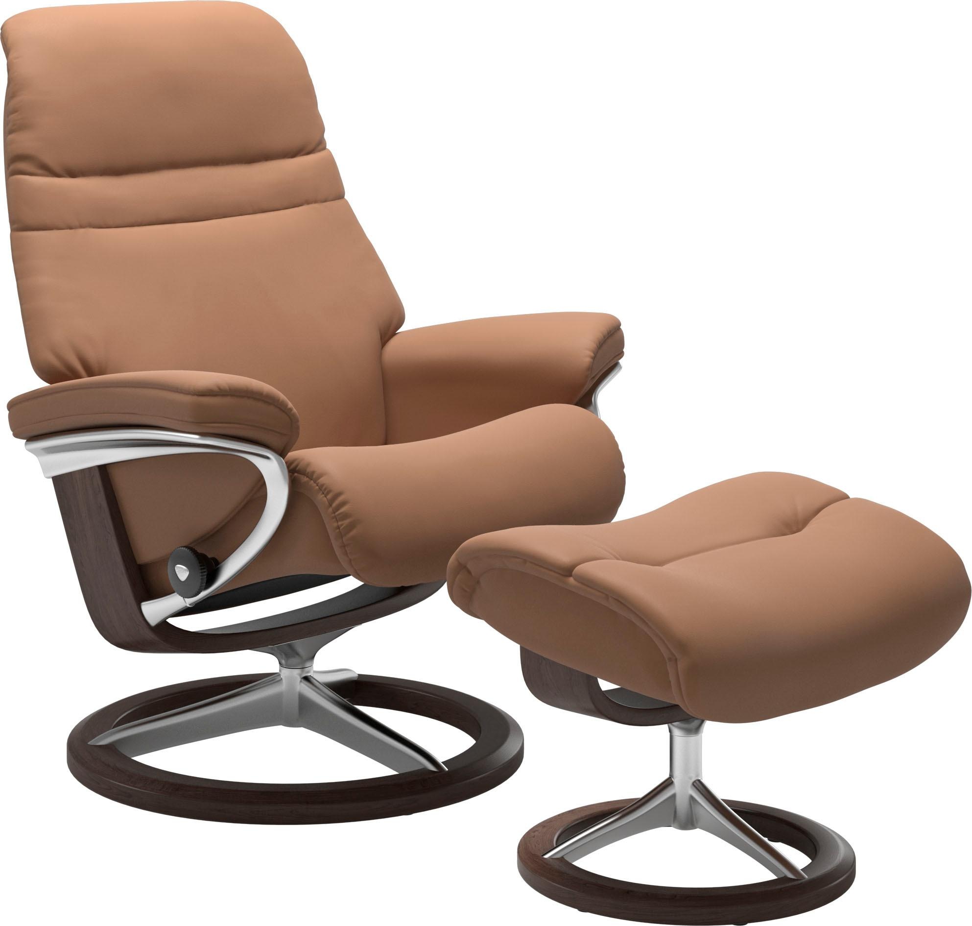 Stressless "Sunrise" Relaxsessel mit Hocker, mit Signature Base, Größe M, G günstig online kaufen