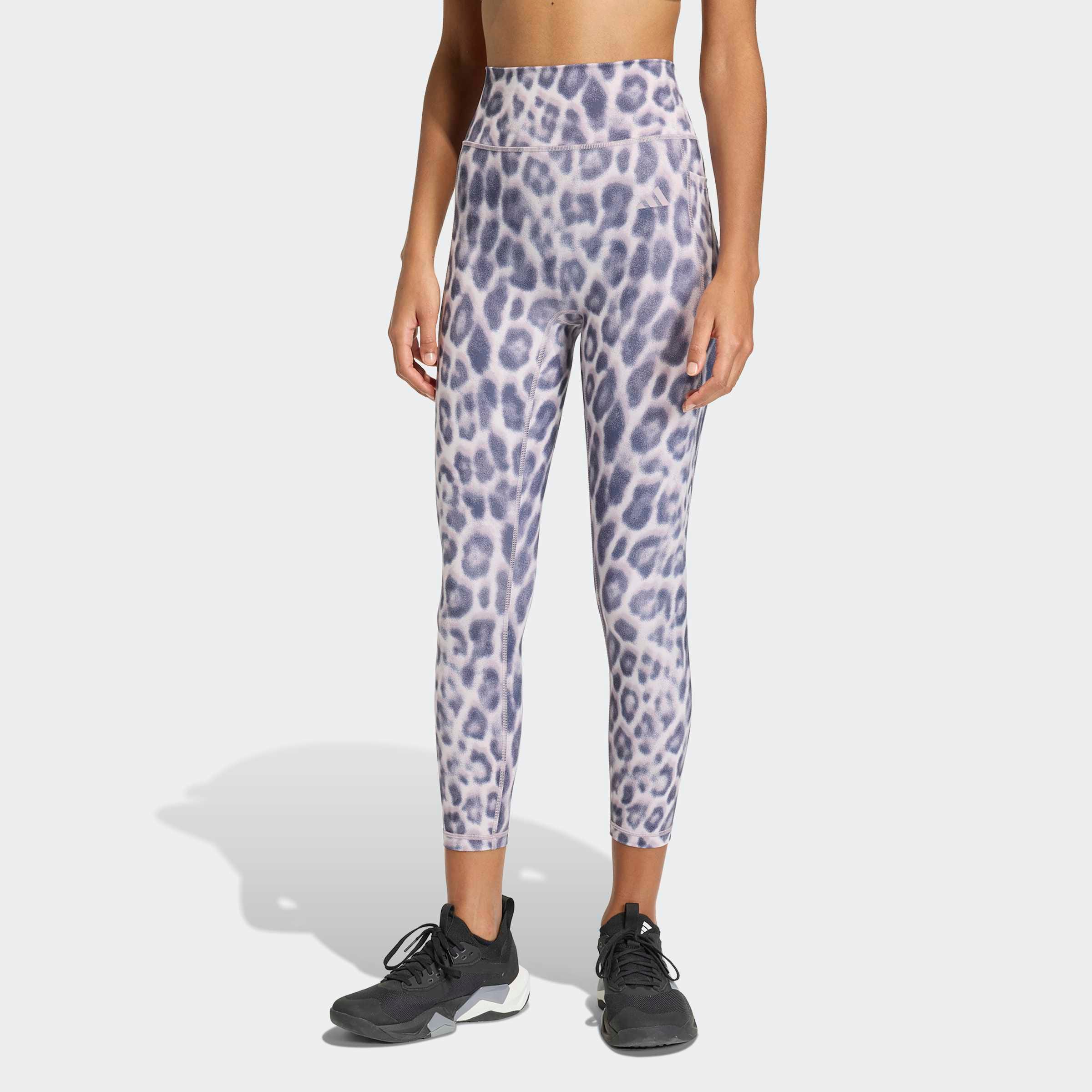 adidas Performance Trainingstights "OPTIME ESSENTIALS WORKOUT LEOPARD 7/8 LEGGINGS" in 7/8-Länge, für Erwachsene, mit climacool