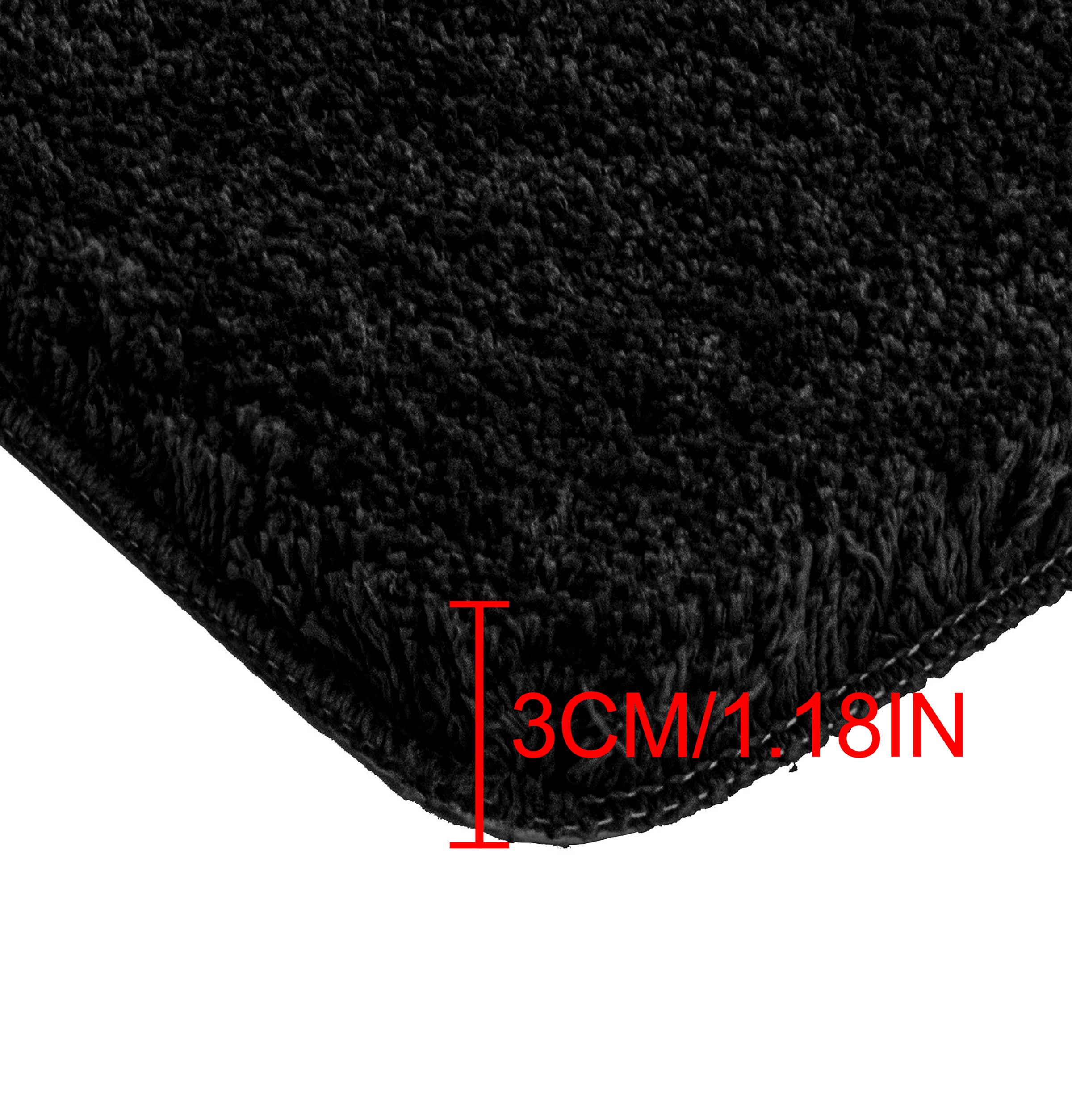 my home Badematte »Sanremo, Badvorleger, Badezimmer Teppich, sehr weich«, rutschhemmend beschichtet, fußbodenheizungsgeeignet-schnell trocknend, Badteppich, unifarben, rechteckig, rund & als 3-tlg. Set erhältlich