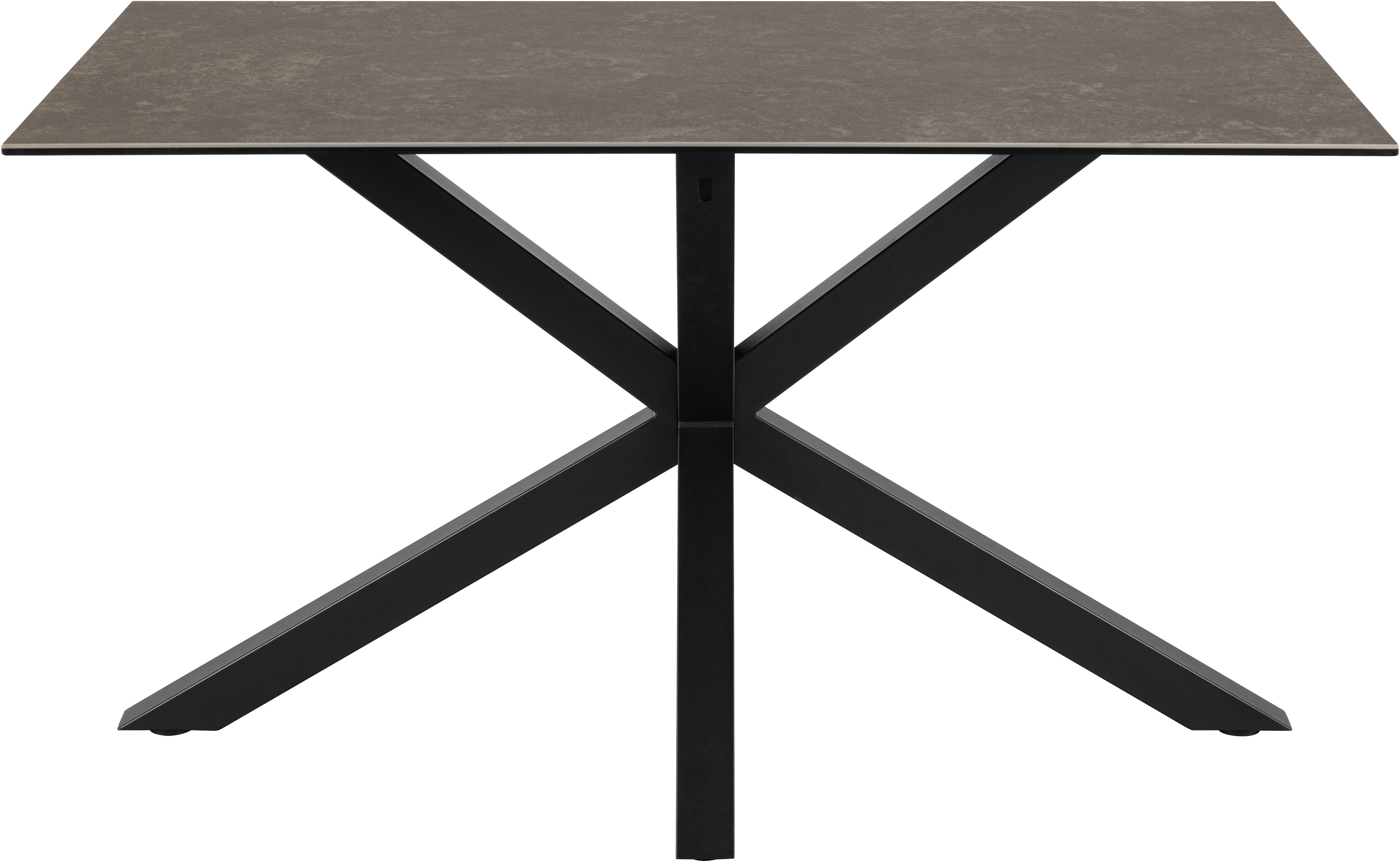 ACTONA GROUP Esstisch "Heaven mit Keramikplatte & stabilem Stahlgestell, mehrere Varianten" Breite: 135, 160 und 200 cm, Pflegeleichter Design-Esstisch – robust, stilvoll & langlebig