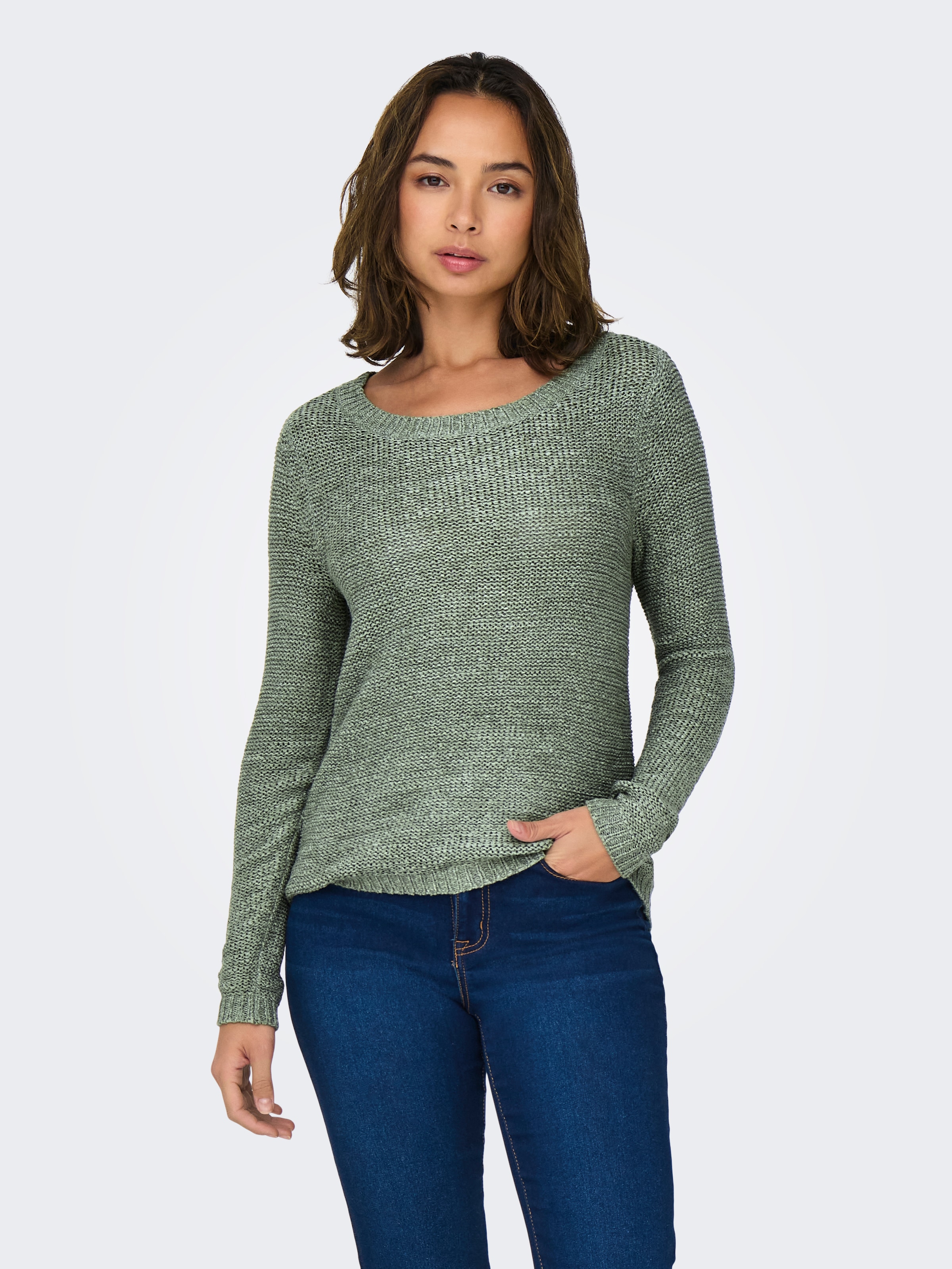 ONLY Strickpullover »ONLGEENA XO L/S PULLOVER KNT NOOS«