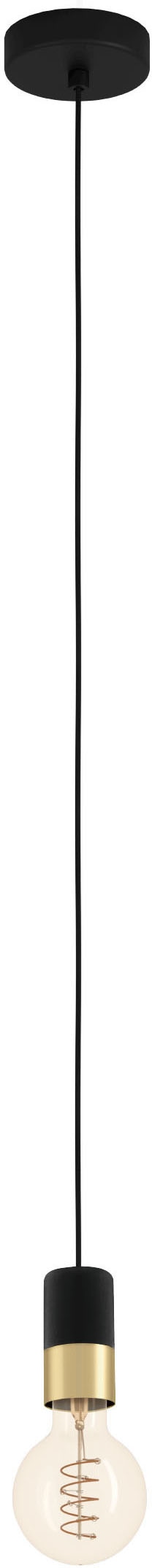 EGLO Hängeleuchte »CALARI«, Hängeleuchte in schwarz aus Stahl - exkl. E27 -  40W | BAUR