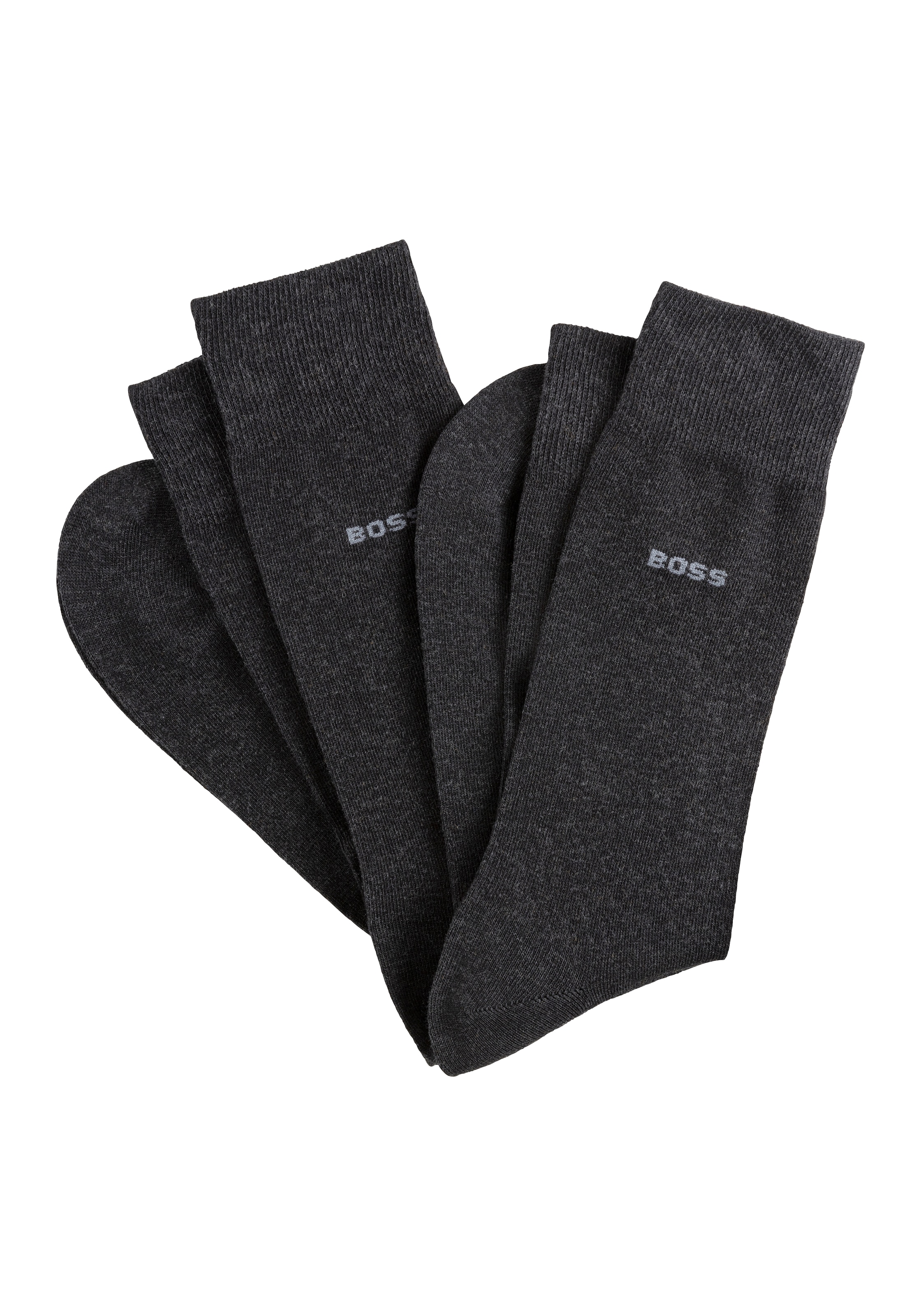 BOSS Businesssocken "2P RS Uni CC", (Packung, 2 Paar, 2er), mit Markenlogo günstig online kaufen