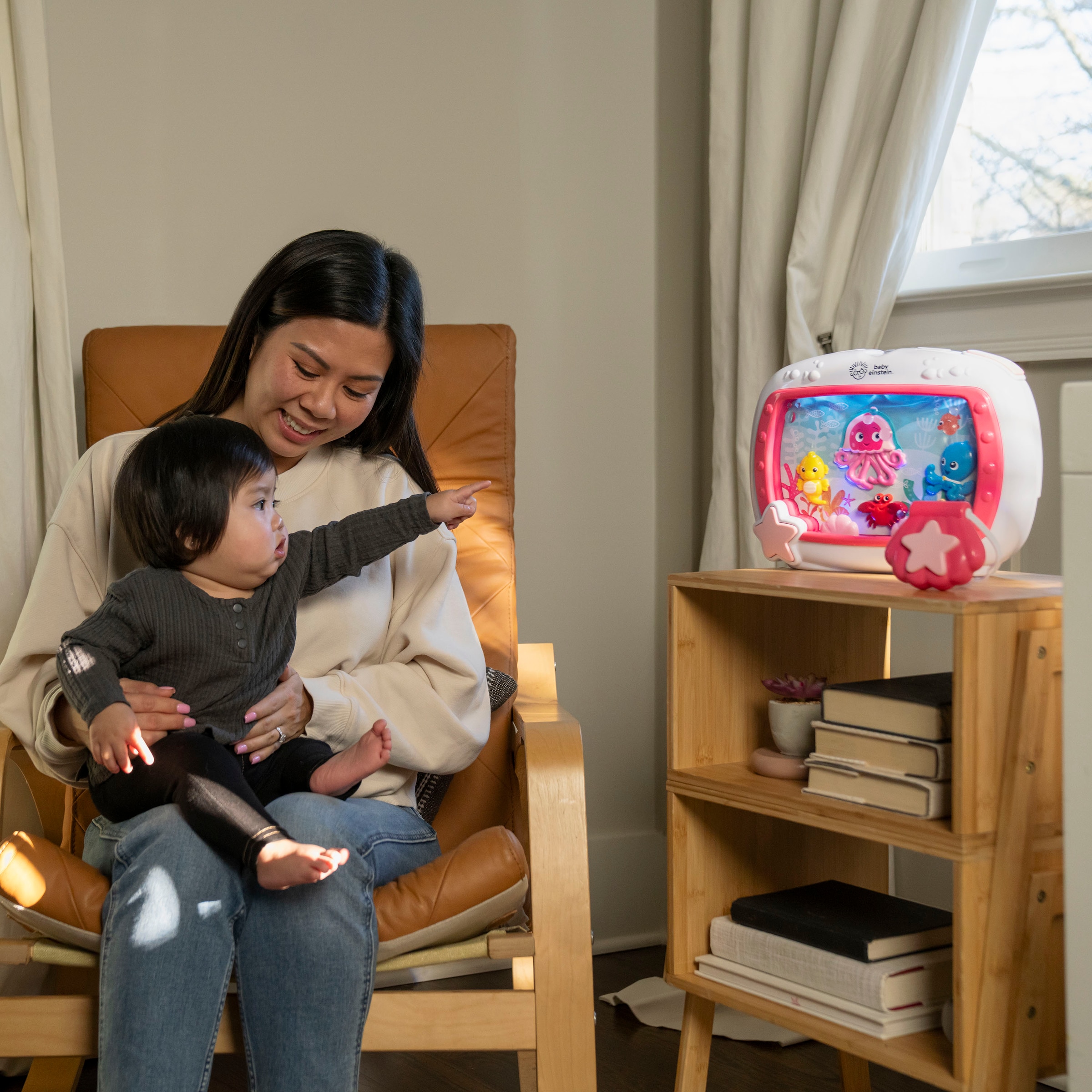 Baby Einstein Nachtlicht »Sea Dreams Soother Sleep Soother« LED-Modul blau inklusive Fernbedienung