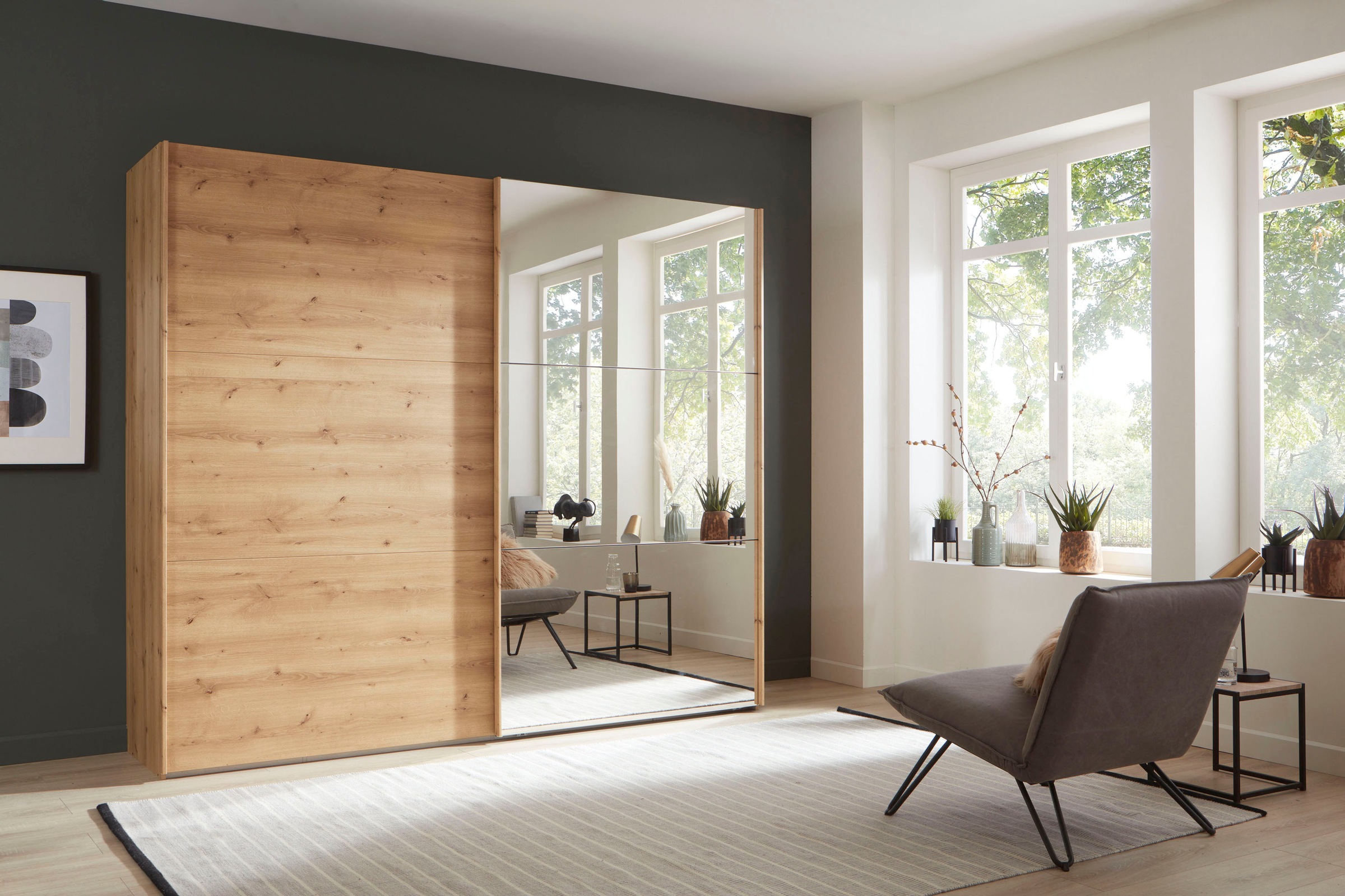 WIEMANN Schwebetürenschrank "Korfu" hochwertige Beschläge günstig online kaufen