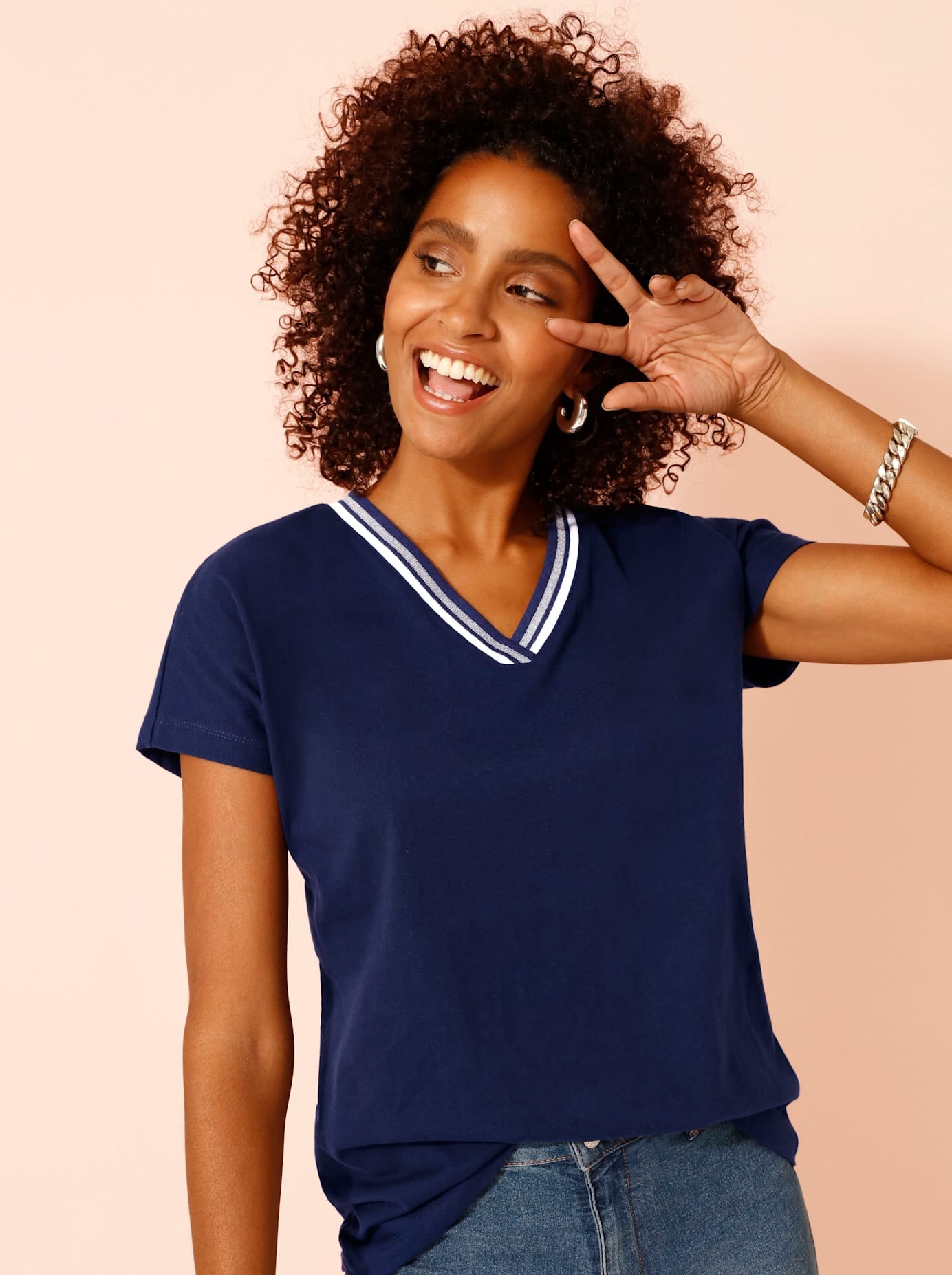Classic Basics V-Shirt »Shirt«, (1 tlg.)
