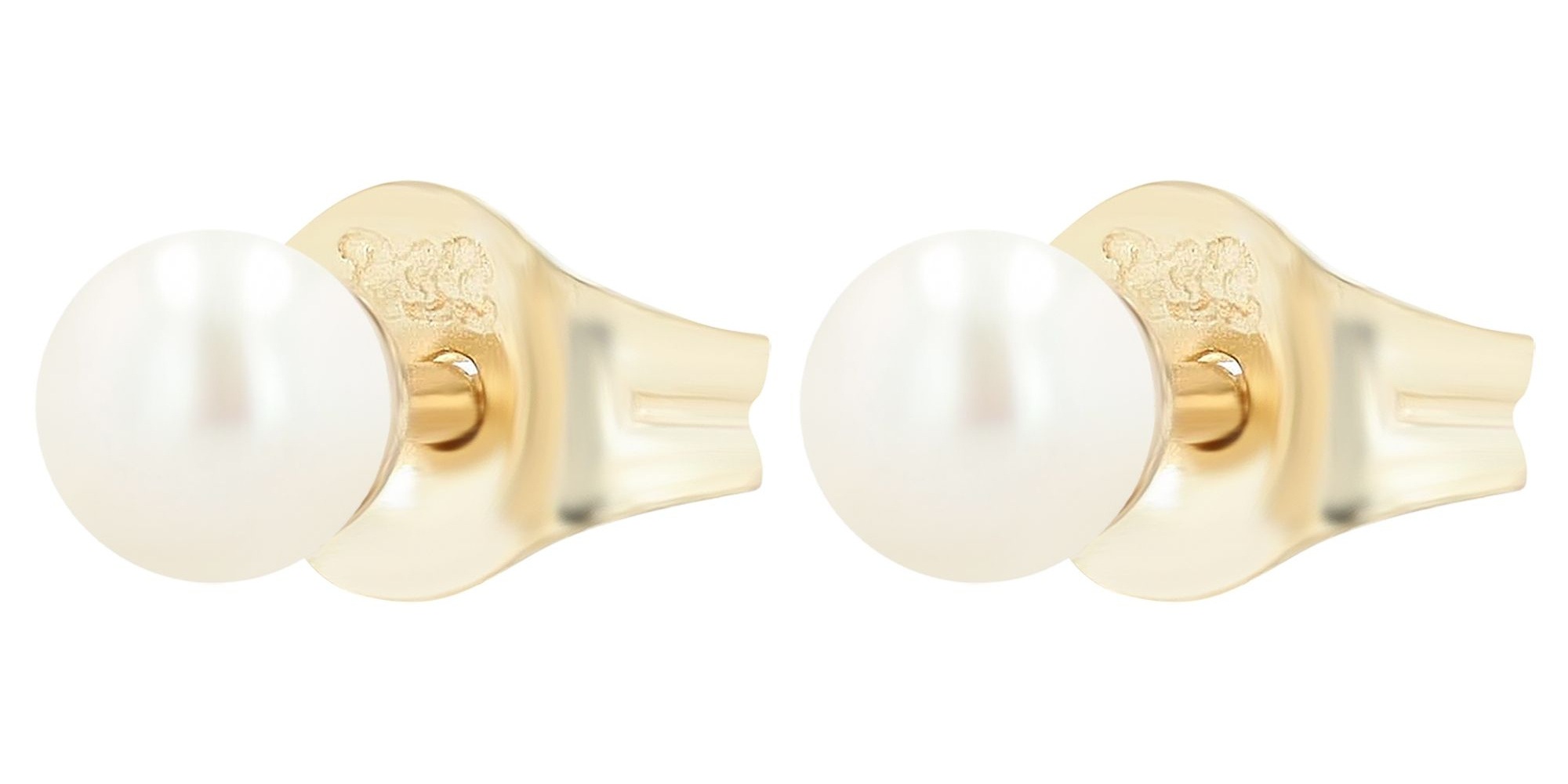 Adelia´s Paar Ohrhänger "Ohrringe – Ohrstecker aus 333 Gold mit Perle" Ein Geschenk, das Freude macht