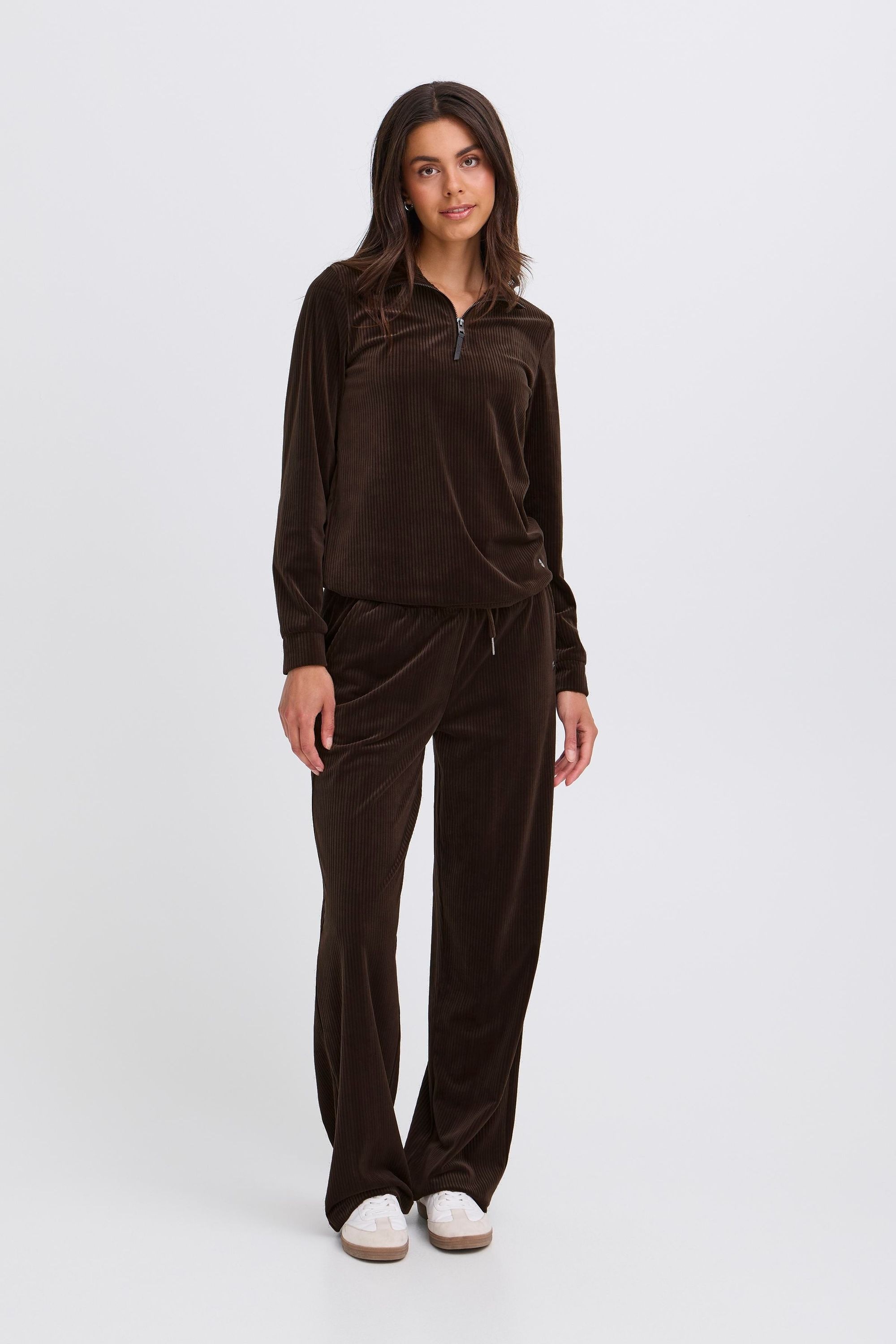 OXMO Troyer "Longsweatshirt OXEBBA HALFZIP" günstig online kaufen