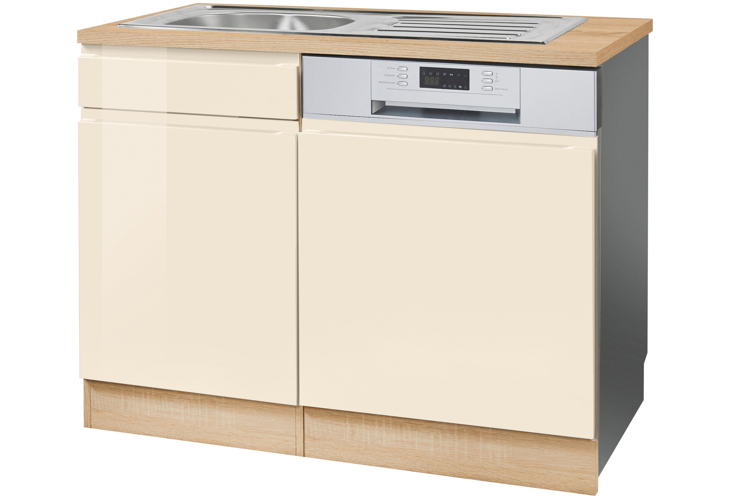 HELD MÖBEL Spülenschrank "Virginia", 110 cm breit, inklusive Einbauspüle günstig online kaufen
