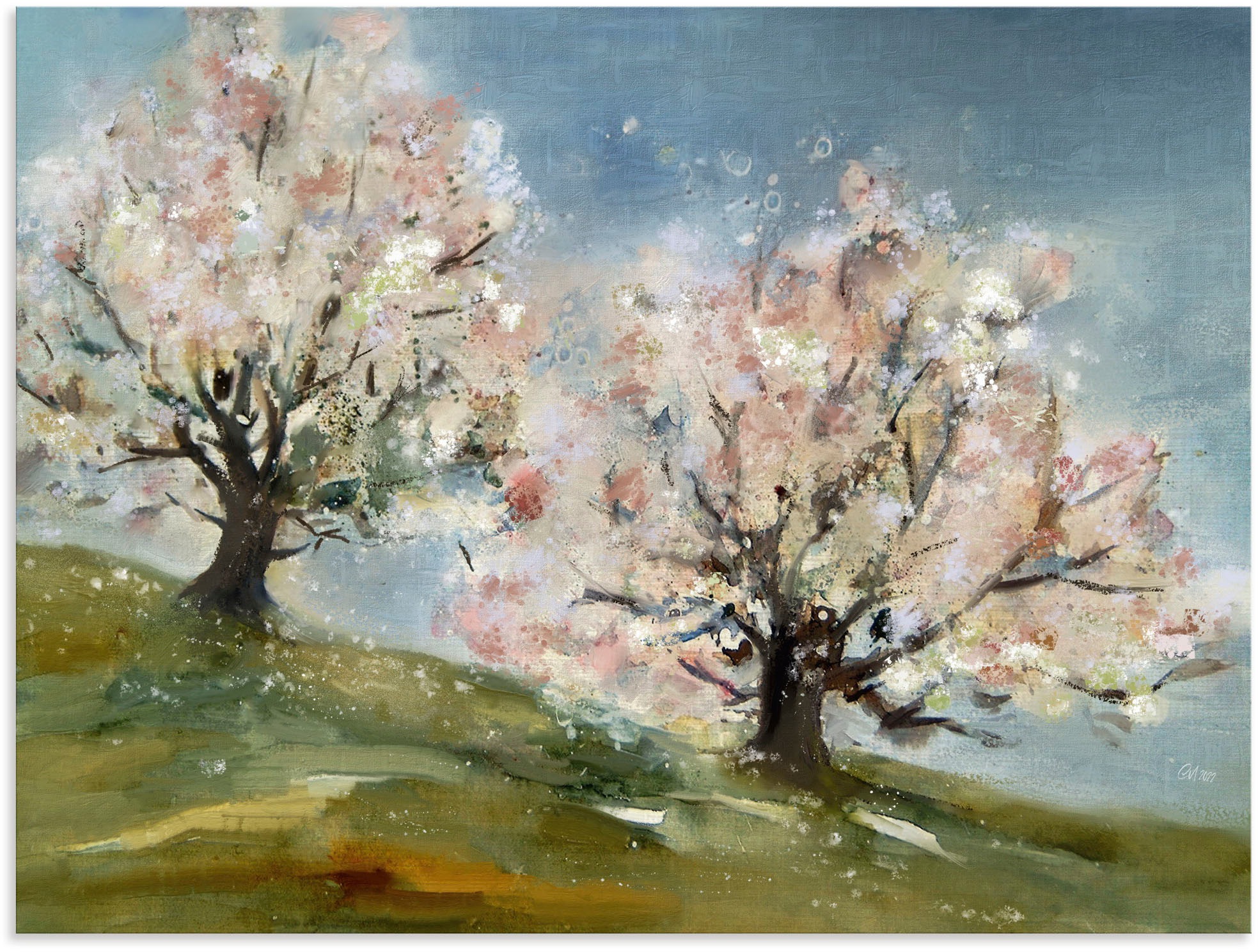 Artland Wandbild Alubild, Poster (1 bestellen als Wandaufkleber Baumbilder, - Obstbaumblüte«, in versch. St.), Leinwandbild, oder »Frühling Größen BAUR 
