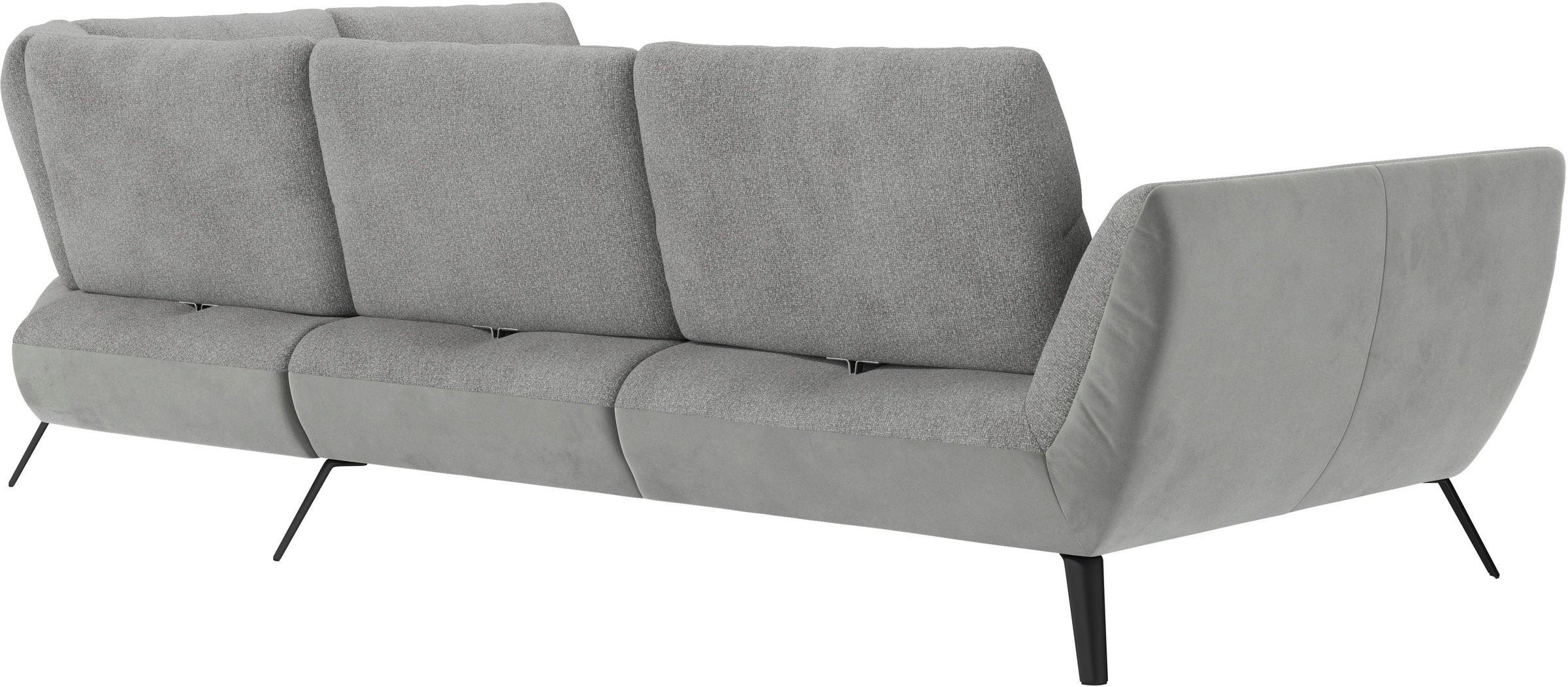 Places of Style Ecksofa »Mikado L-Form«, inkl. Sitztiefenverstellung und Armteilverstellung