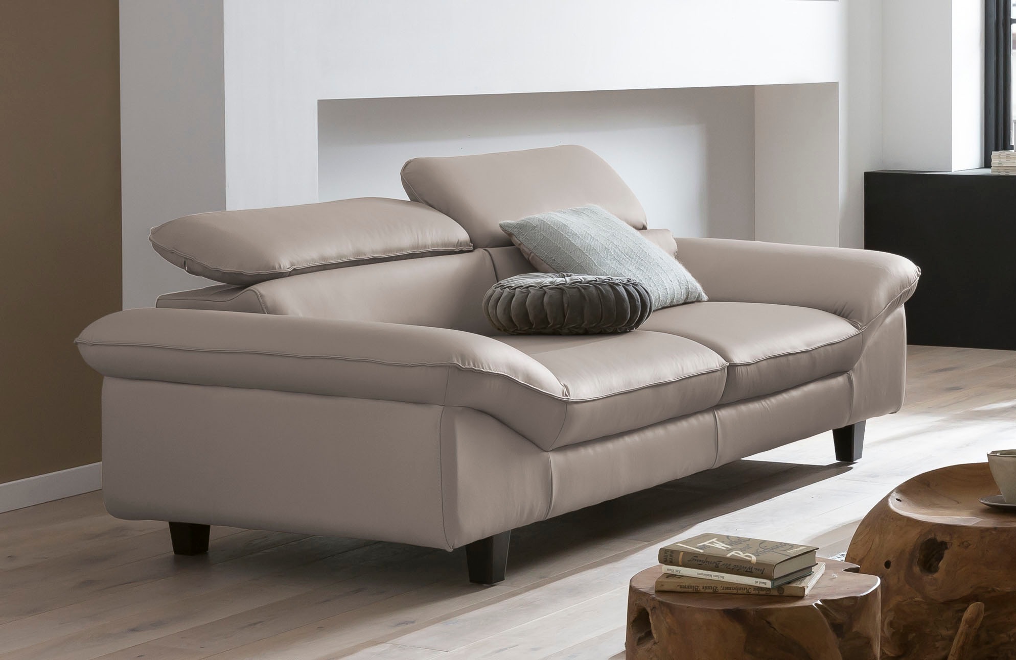 Home affaire 2-Sitzer »Pilot«, Big-Sofa mit Kopfteilverstellung