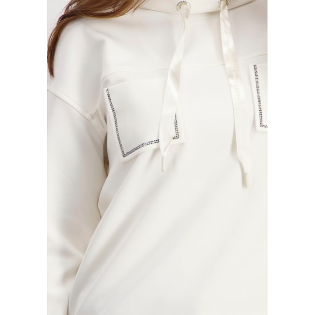 Monari Sweatshirt, mit geschmückten Taschen für kaufen | BAUR