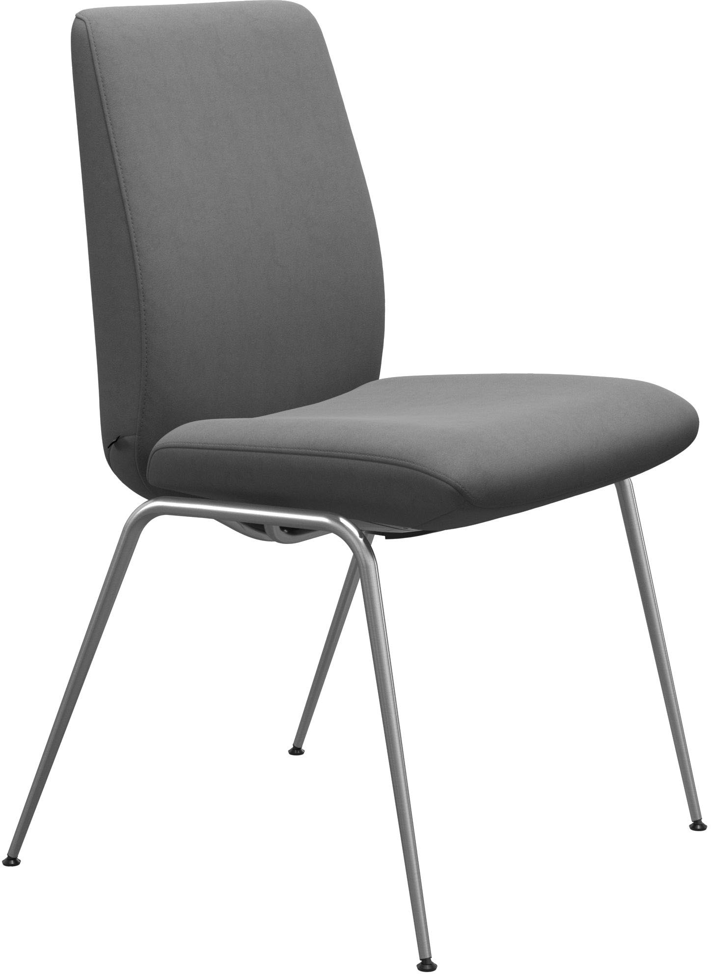 Stressless Polsterstuhl "Laurel", Microfaser DINAMICA, Low Back, Größe L, mit Beinen aus Stahl in Chrom glänzend