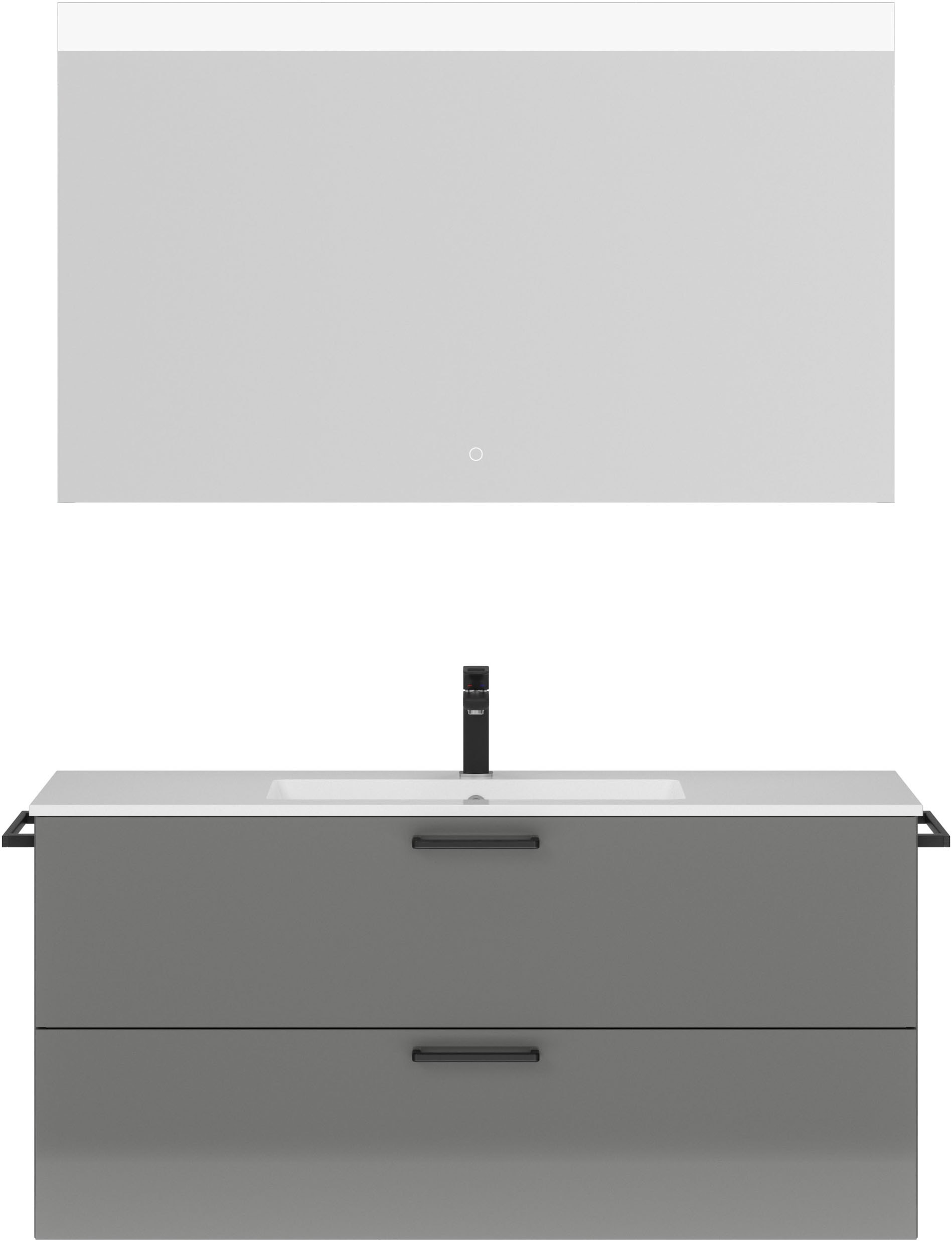 nobilia Badmöbel-Set "Tolvina" vormontiert, mit Soft-Close, 2 Stk. tlg. günstig online kaufen