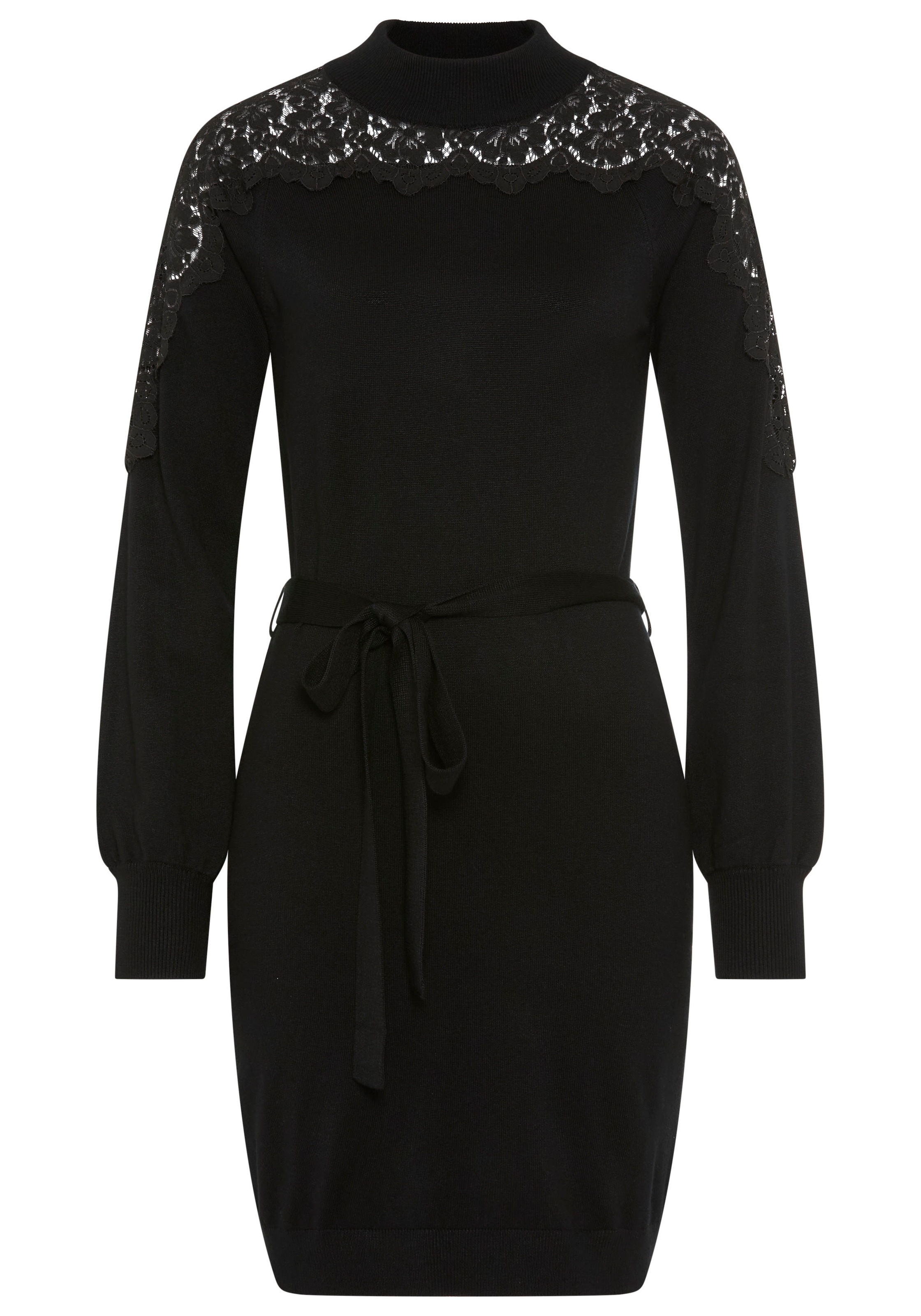 Laura Scott Strickkleid, mit edler Spitze