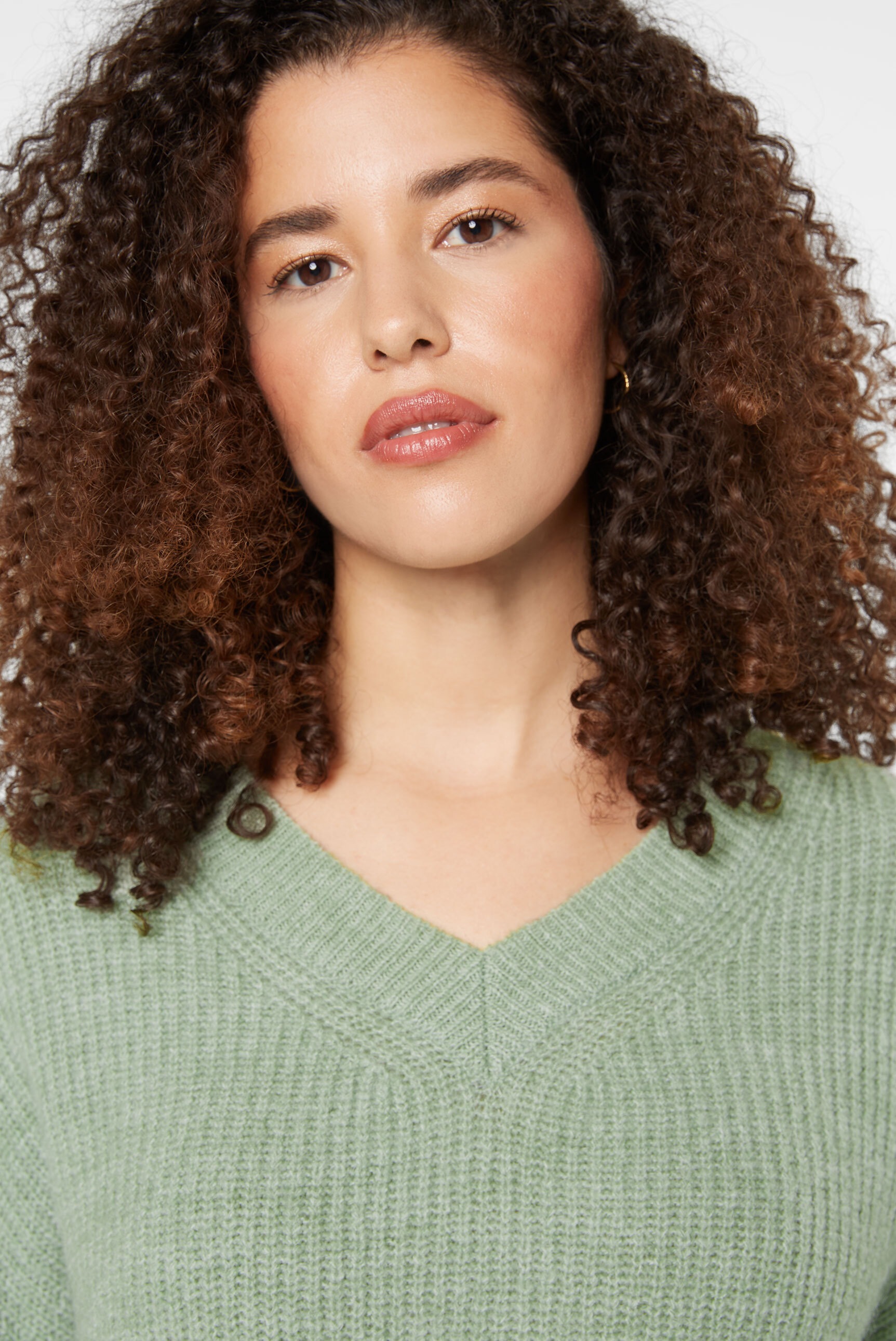 SENSES.THE LABEL V-Ausschnitt-Pullover mit V-Ausschnitt