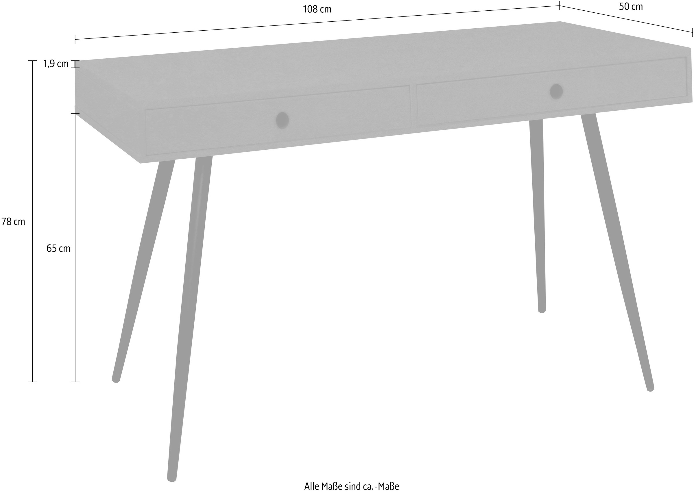 Mäusbacher Schreibtisch »Big System Office«, Breite 108 cm