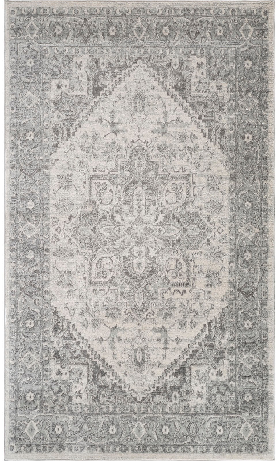 Livabliss Teppich »MENDOZA«, rechteckig, 8 mm Höhe, Vintage Orientteppich, Kurzflor Boho Wohnzimmerteppich, Läufer
