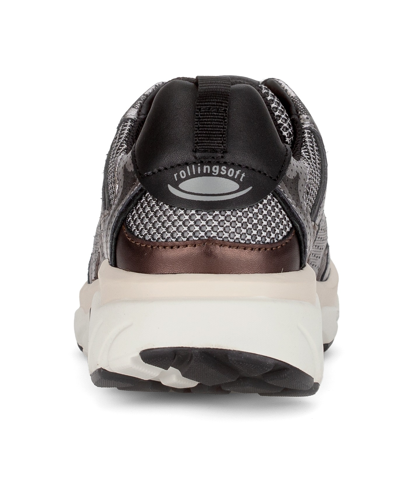 Gabor Rollingsoft Keilsneaker, Freizeitschuh, Halbschuh, Schnürschuh mit herausnehmbarem Fußbett