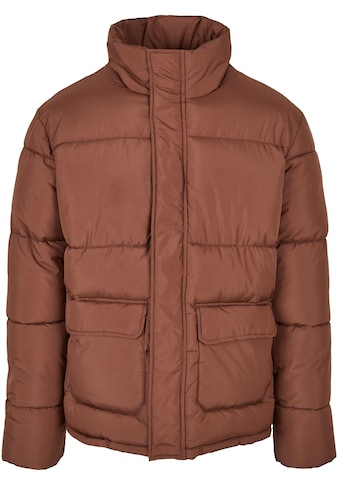 Winterjacke »Urban Classics Herren Short Puffer Jacket«, (1 St.), ohne Kapuze