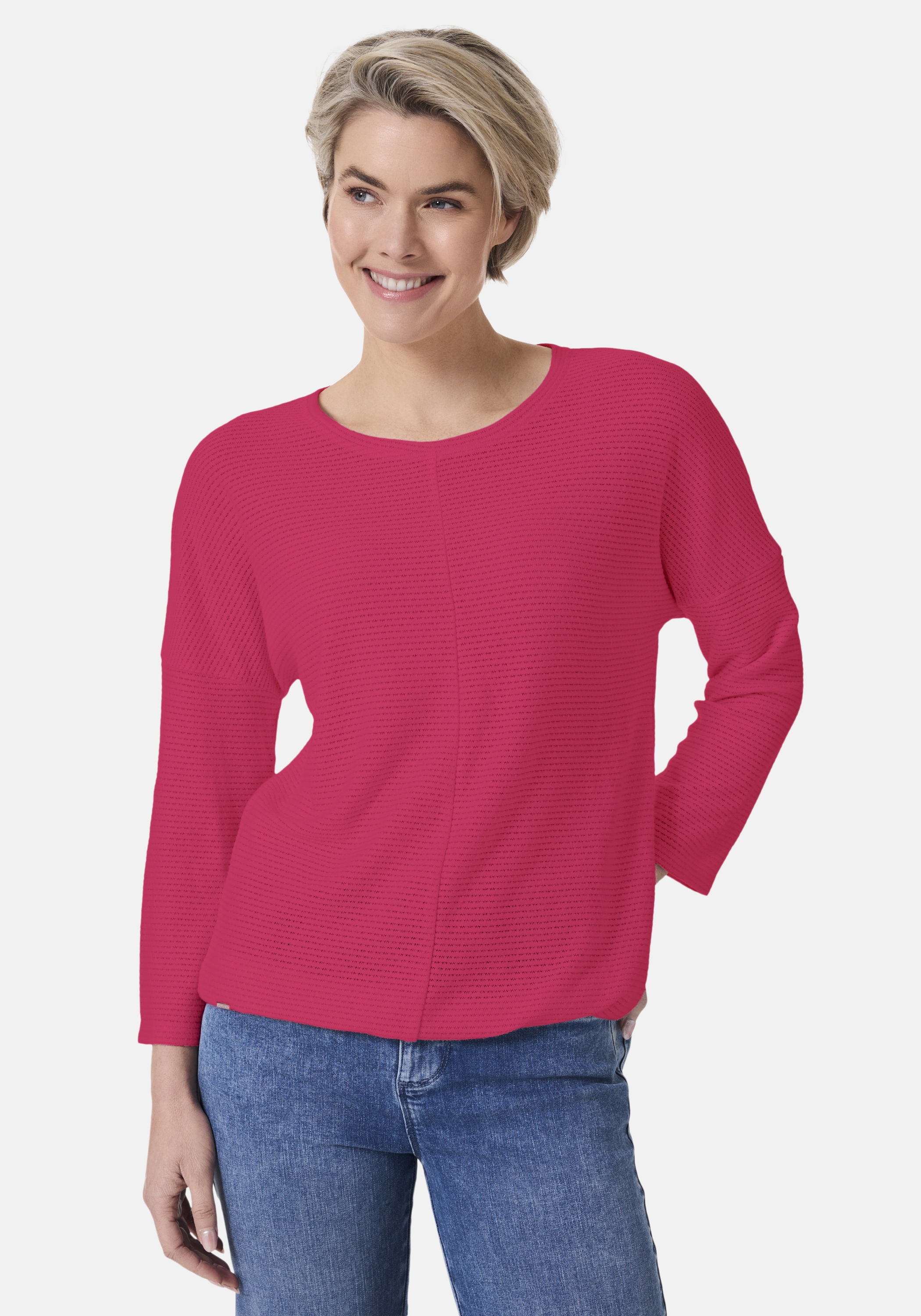 STOOKER WOMEN Sweatshirt "STCLEA Sweatshirt 3/4-Arm", Regular Fit Sweatshir günstig online kaufen