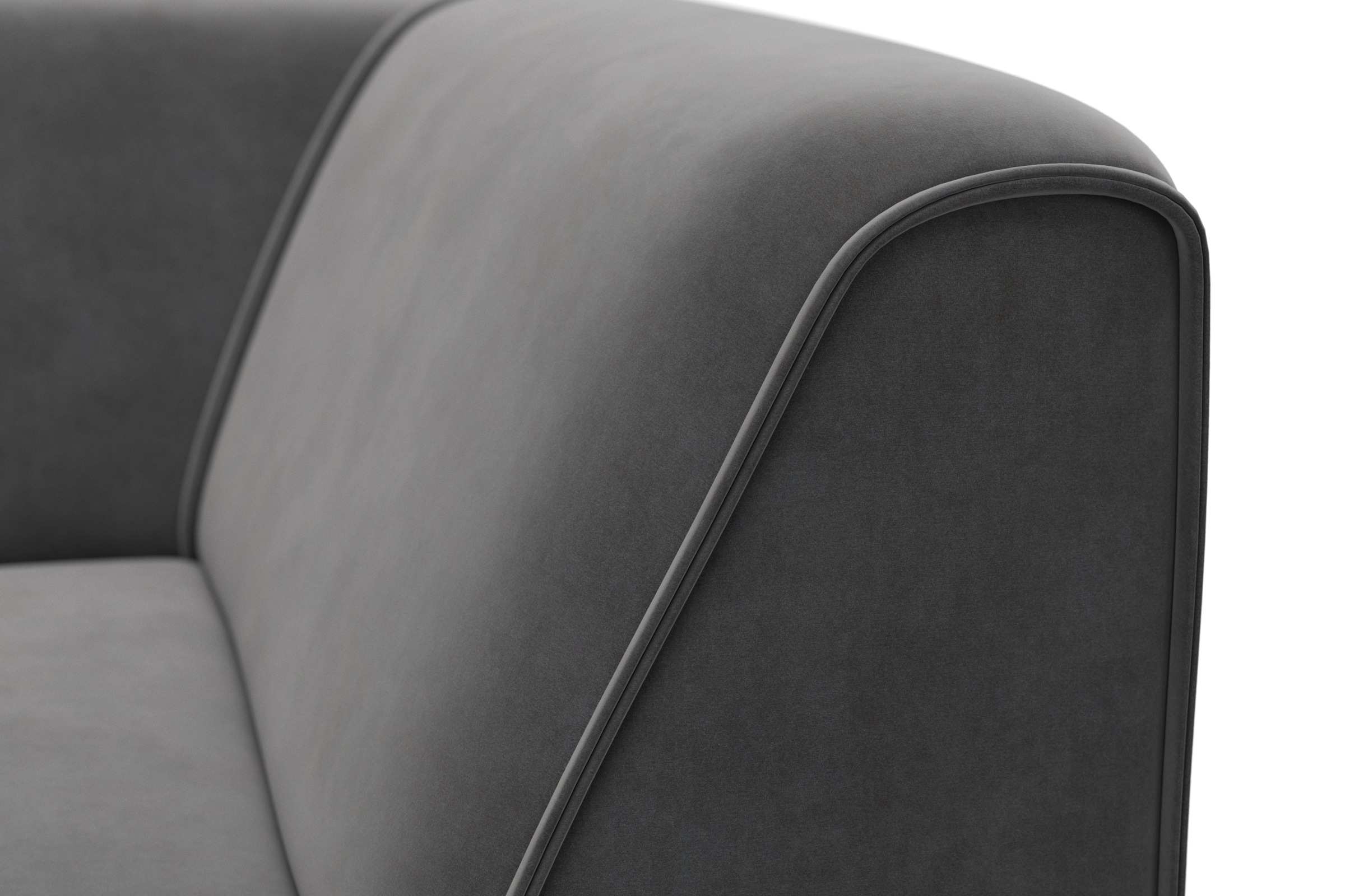 RAUM.ID Sofa-Eckelement »Merid, Sofaelement, Maße B/T/H: 97/97/46 cm«, als Modul oder separat verwendbar, für individuelle Zusammenstellung