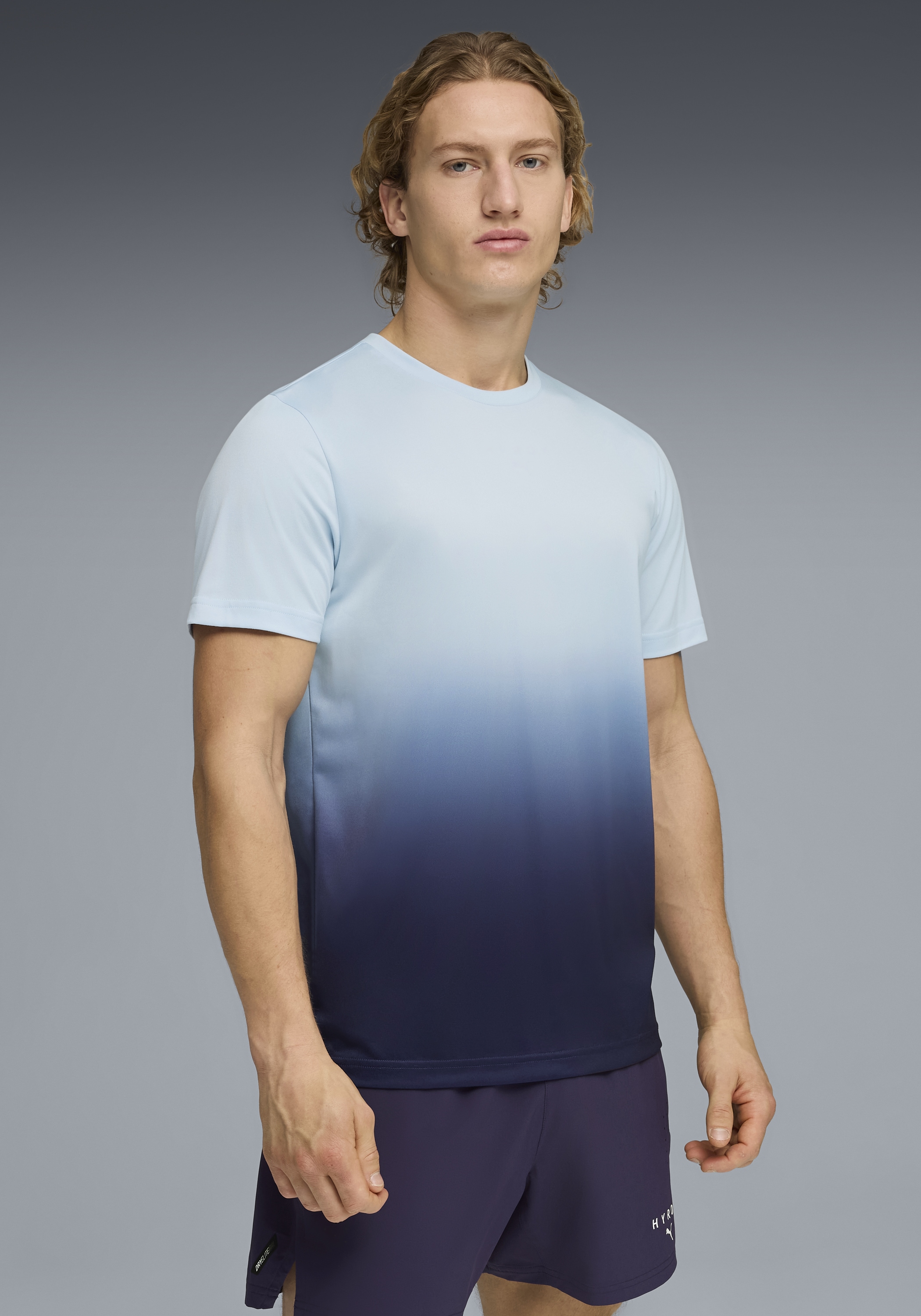 PUMA Trainingsshirt "M X HYROX POLY GRAPHIC TEE" reguläre Passform, Kurzarm günstig online kaufen