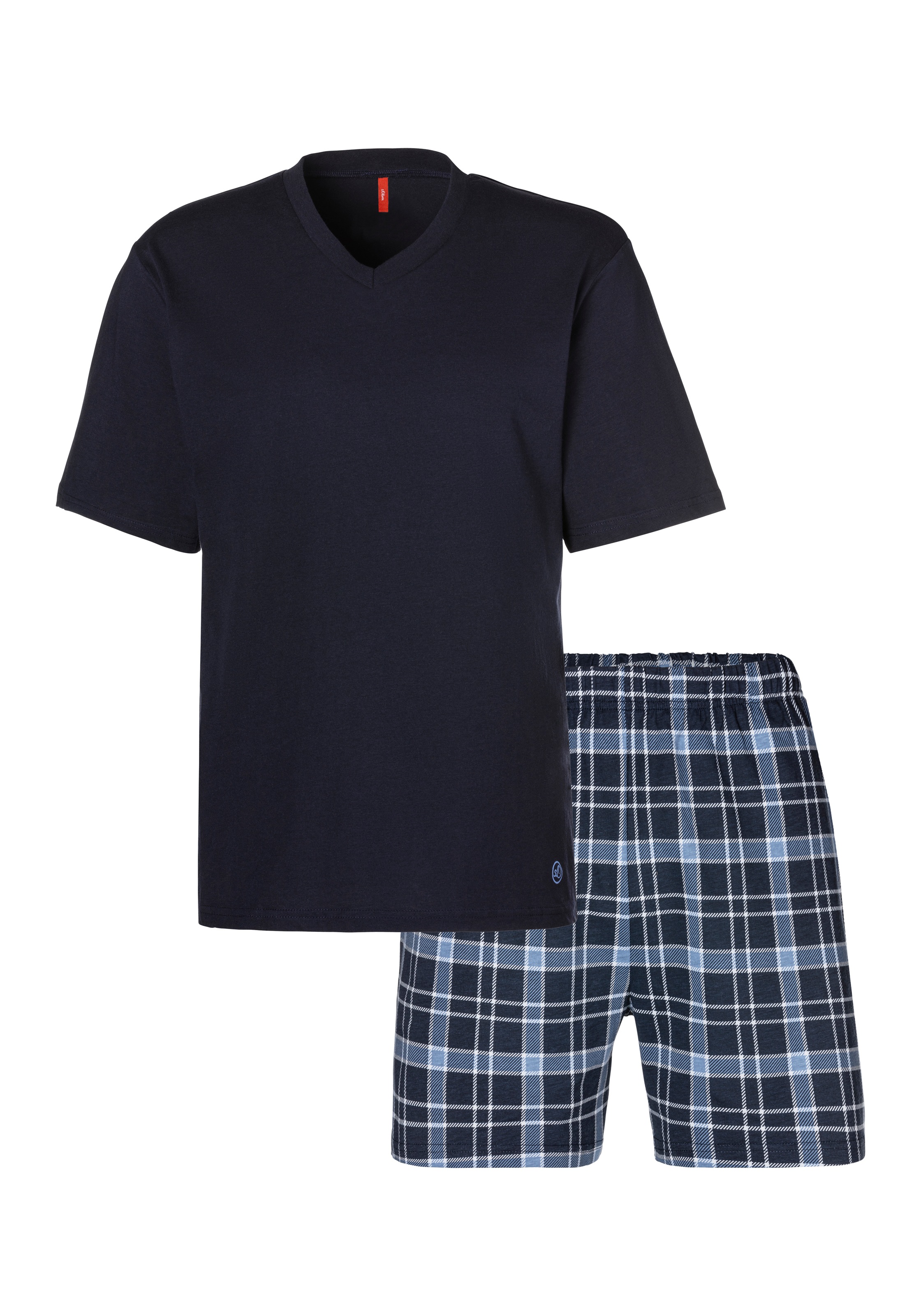 s.Oliver Pyjama 1 Stück, 2 Stk. tlg., mit seitlichen Eingrifftaschen günstig online kaufen