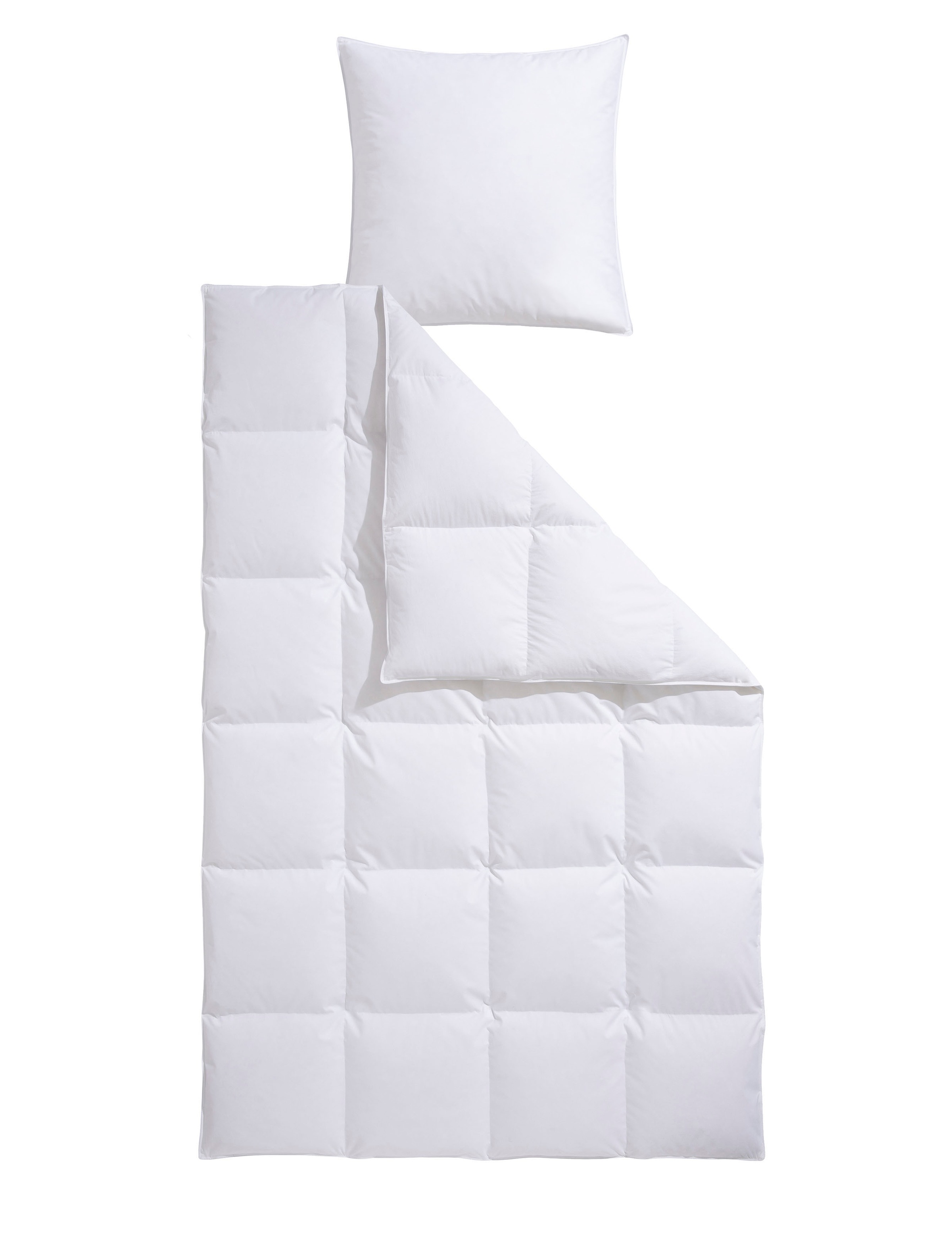 Älgdröm Daunenbettdecke + Federkissen "Loftet, Bettdecke 135x200 cm, 155x22 günstig online kaufen