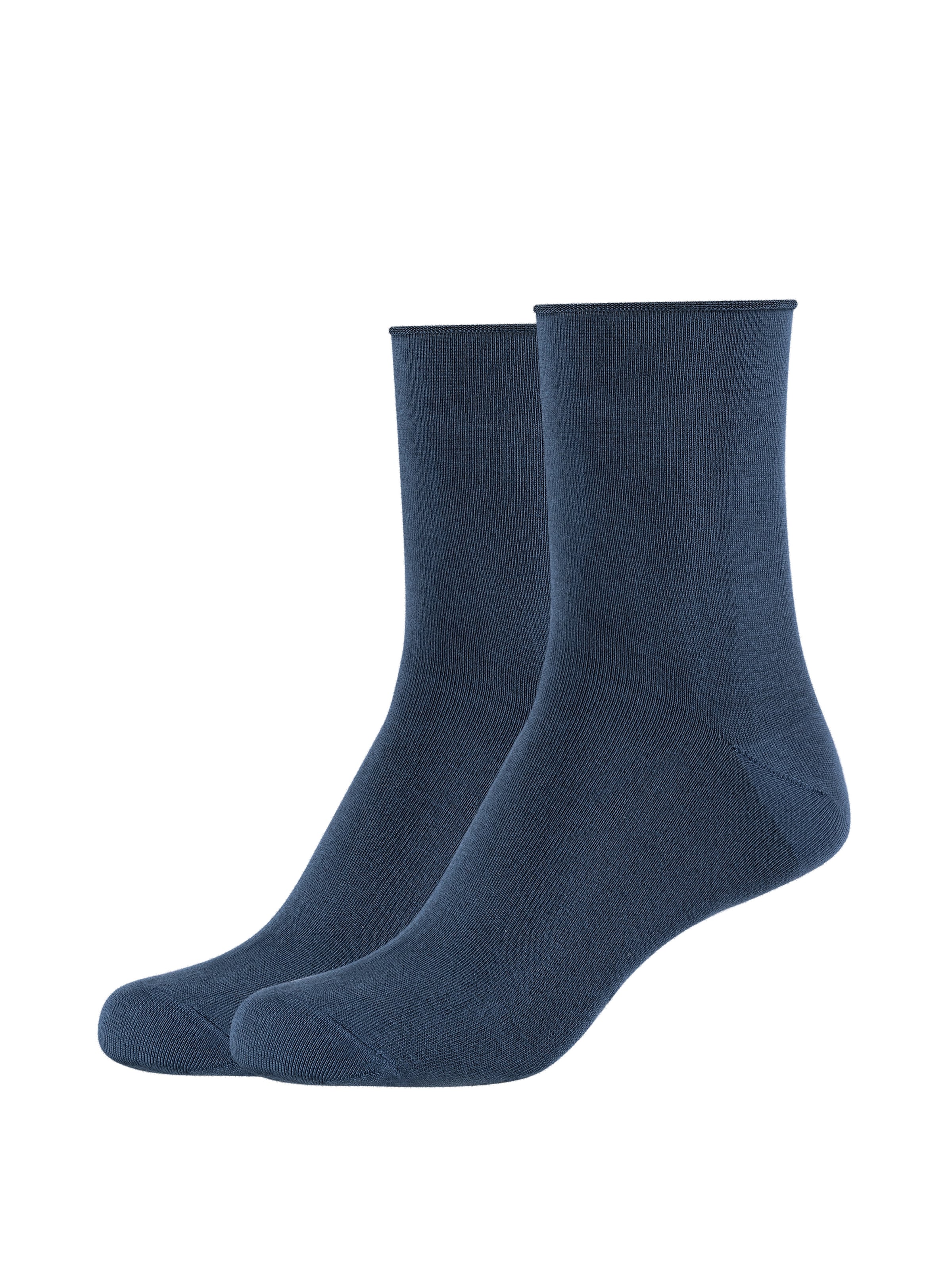 s.Oliver Socken »silky touch«, (4 Paar), mit elastischem Bund