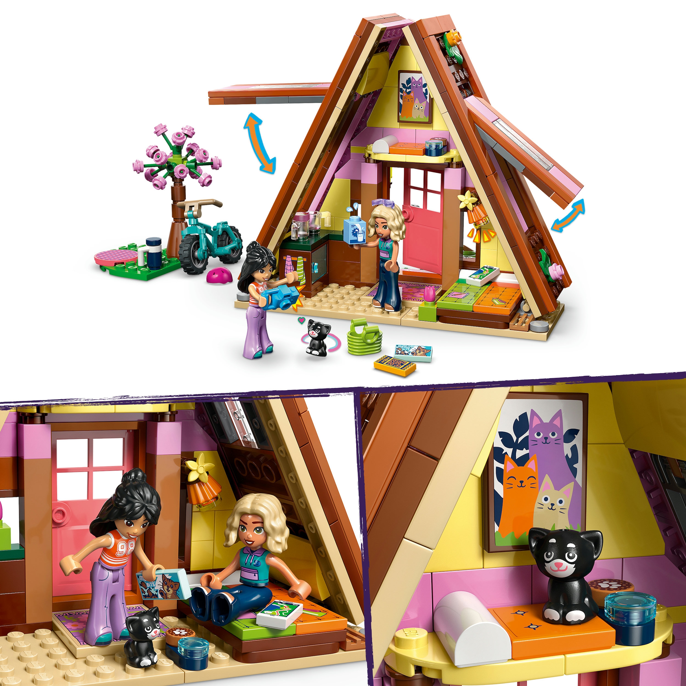 LEGO® Konstruktionsspielsteine »Glampinghütte in freier Natur (42682), LEGO Friends« Made in Europe