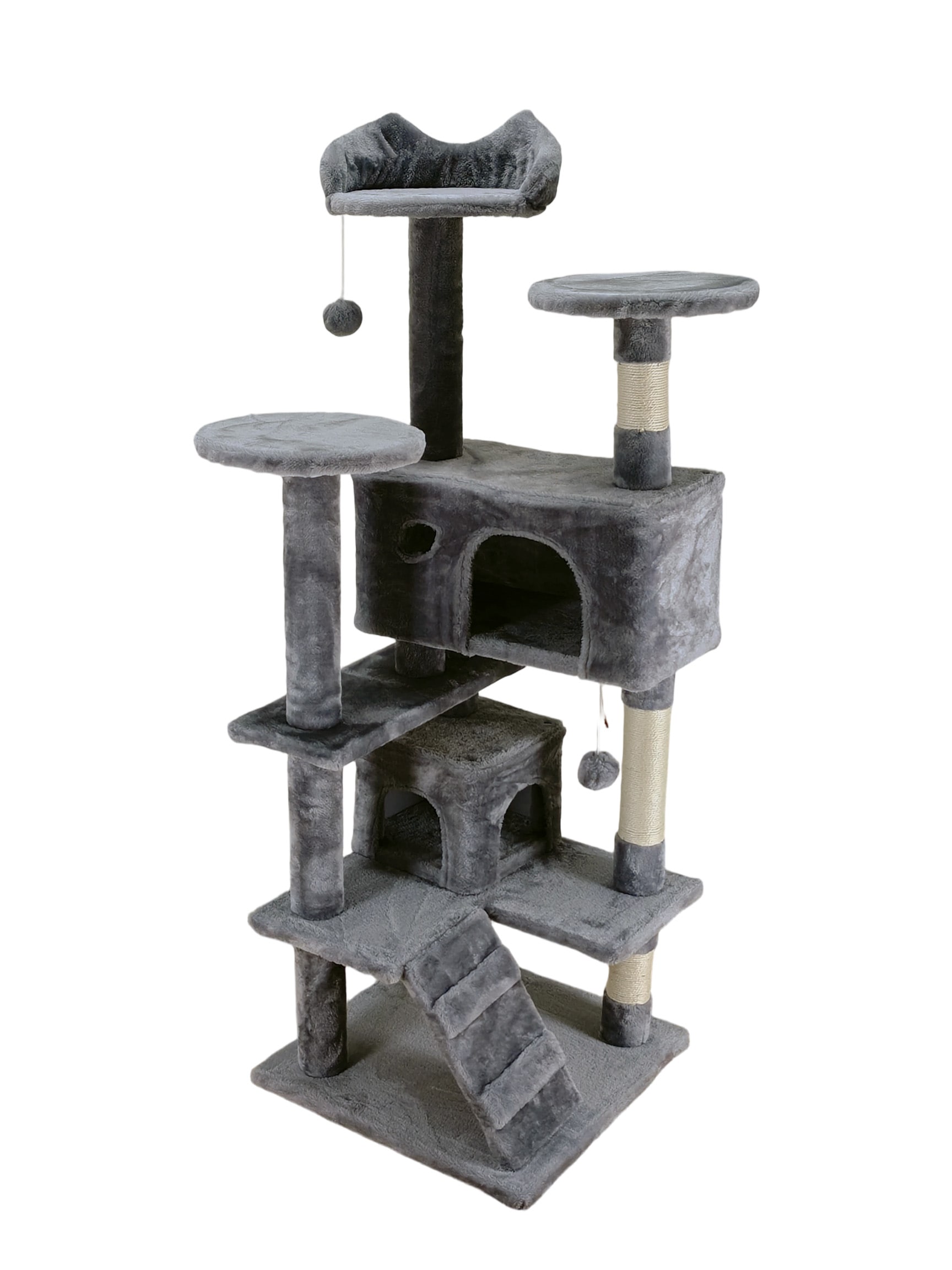 OTTO home Kratzbaum »Stubentiger« 139 cm hoch stabile Spanplatte, robuster Sisal und kuscheliger Plüsch