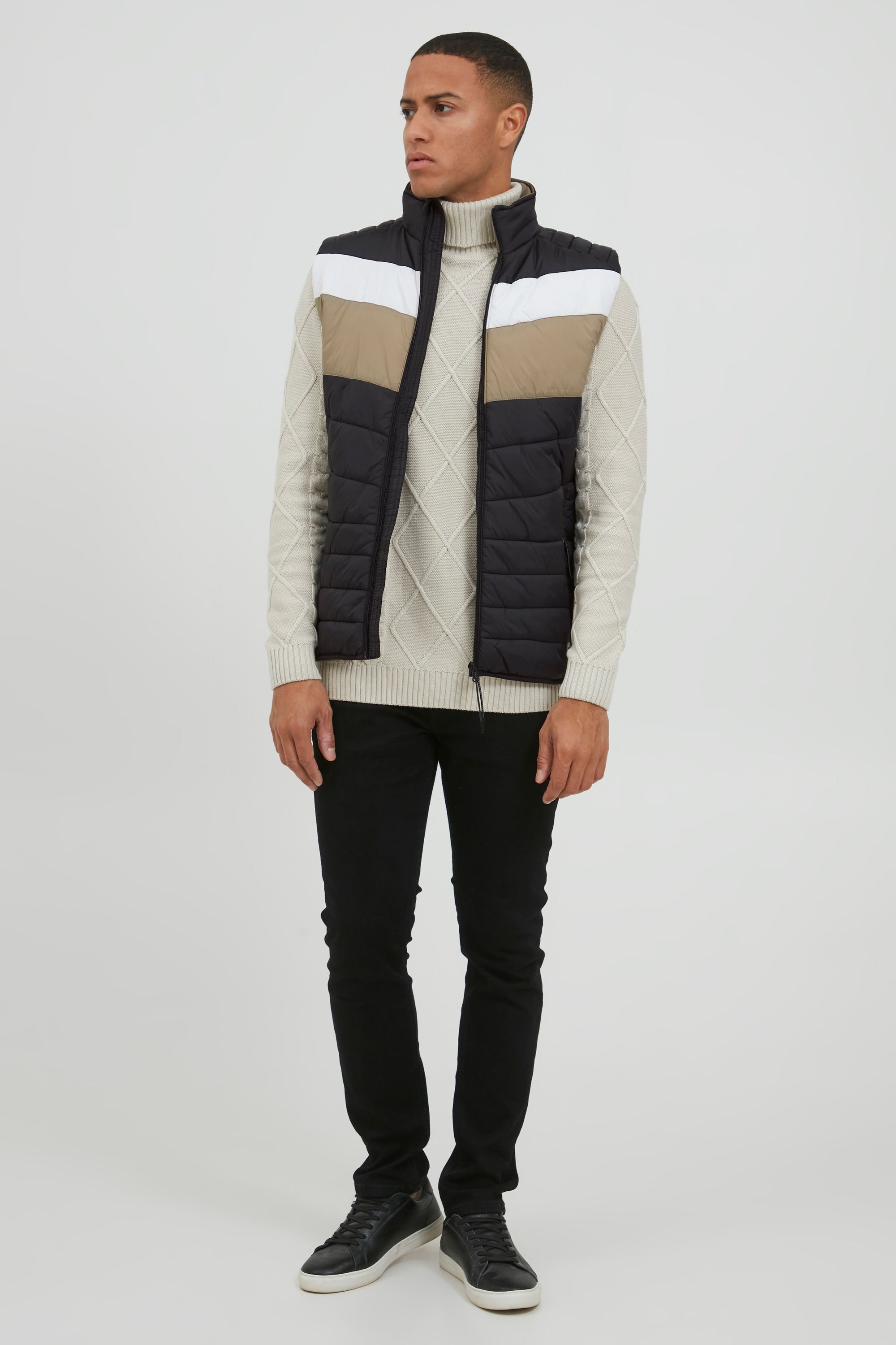 Thumbnail - Blend Steppweste "BHKristian" Steppweste im Colorblock-Design