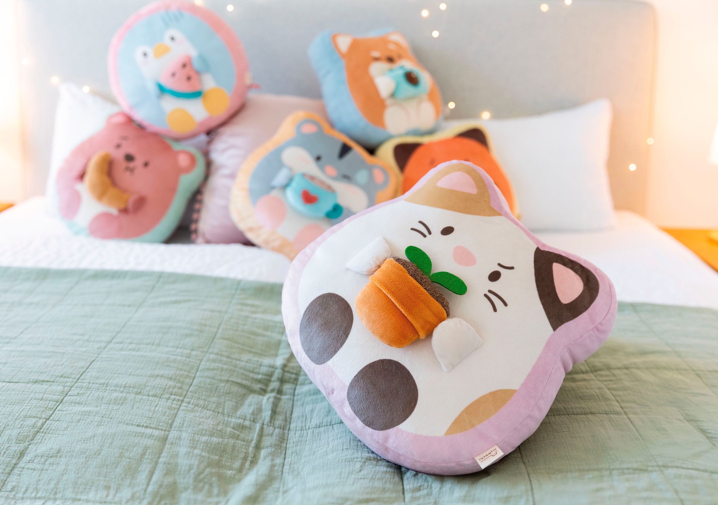 Nici Kuscheltier »mymochi, Fuchs Geeks mit Spielkonsole 35x33x12 cm«, enthält recyceltes Material (Global Recycled Standard)