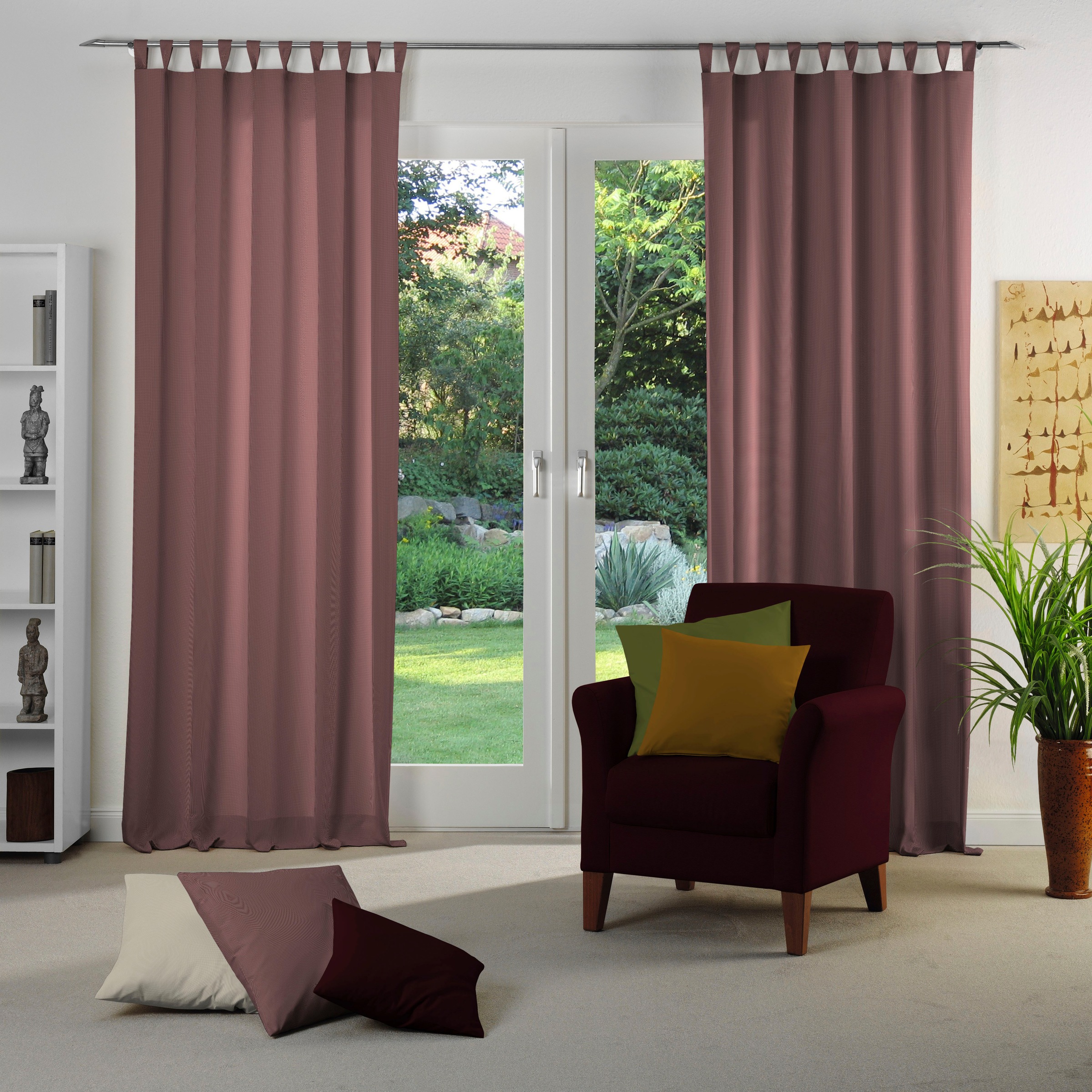 Adam Vorhang "Vorhang Uni Collection Light aus 100 % Bio-Baumwolle, Schlauf günstig online kaufen