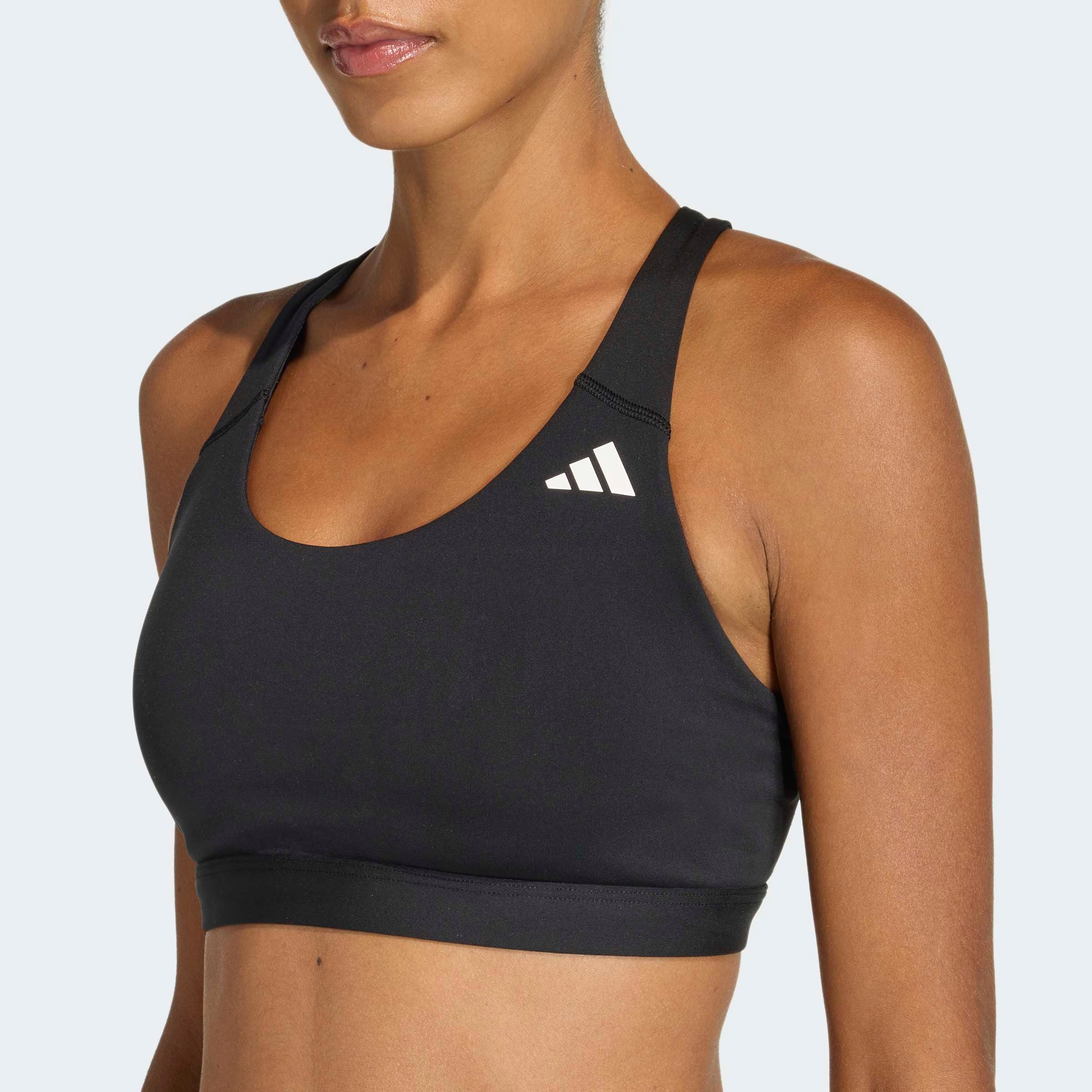 adidas Performance Sport-BH »OPTIME ESSENTIALS WORKOUT MEDIUM SUPPORT BH« ohne Bügel, mit Climacool® Technologie, aus Polyester