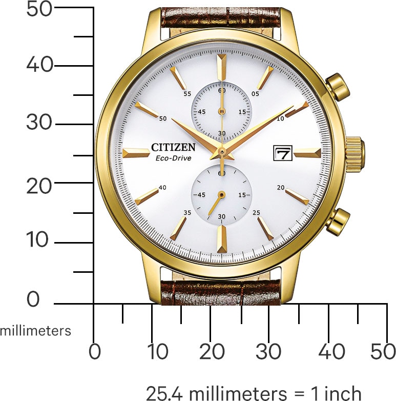Citizen Chronograph »CA7062-15A«, Armbanduhr, Herrenuhr, Solar, Stoppfunktion
