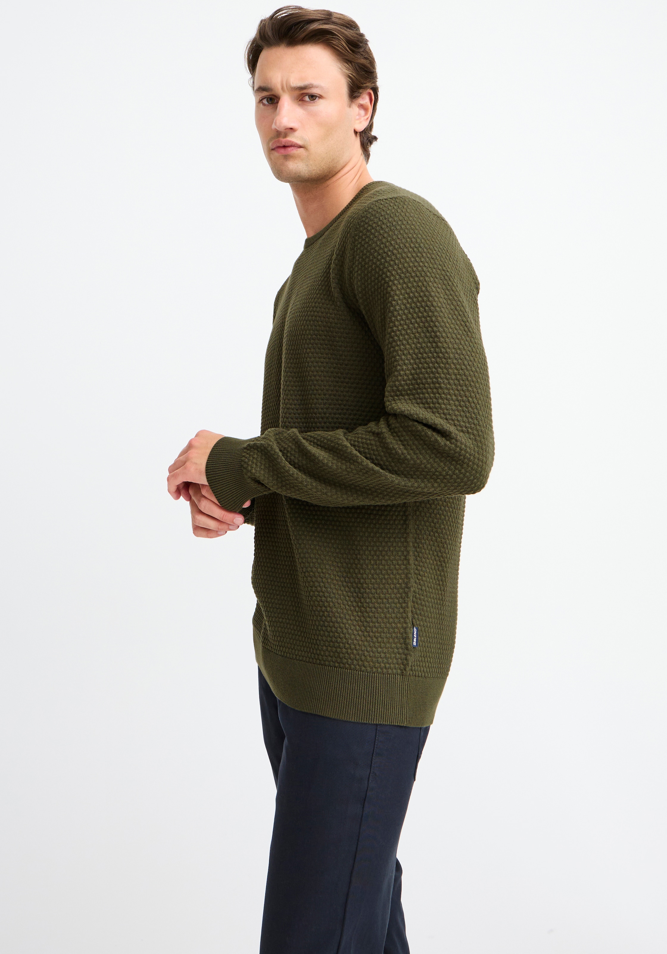 Blend Rundhalspullover »BHREDHILL crewneck«
