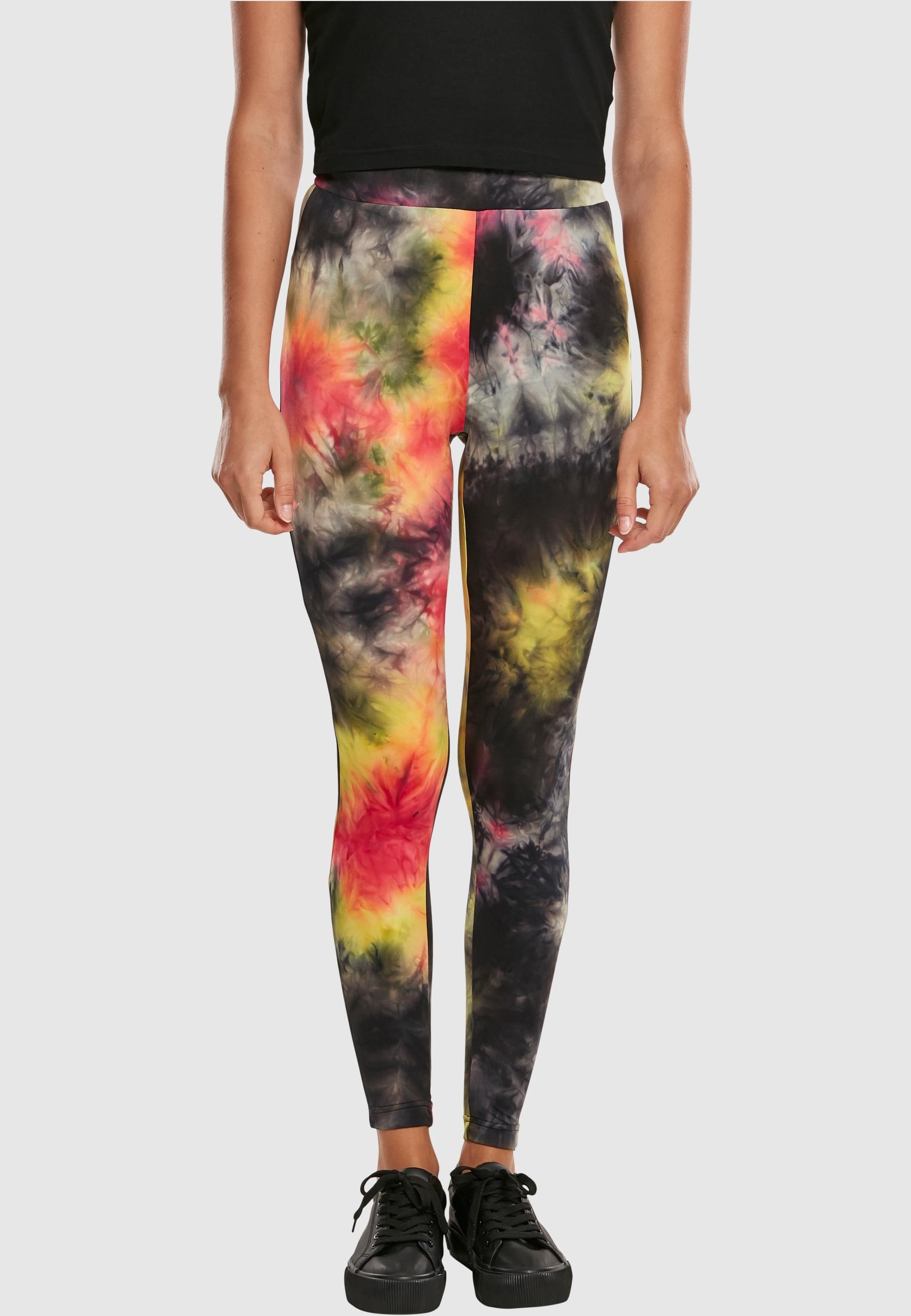 URBAN CLASSICS Leggings »Urban Classics Damen Ladies Tie Dye High Waist Leggings«, (1 tlg.)